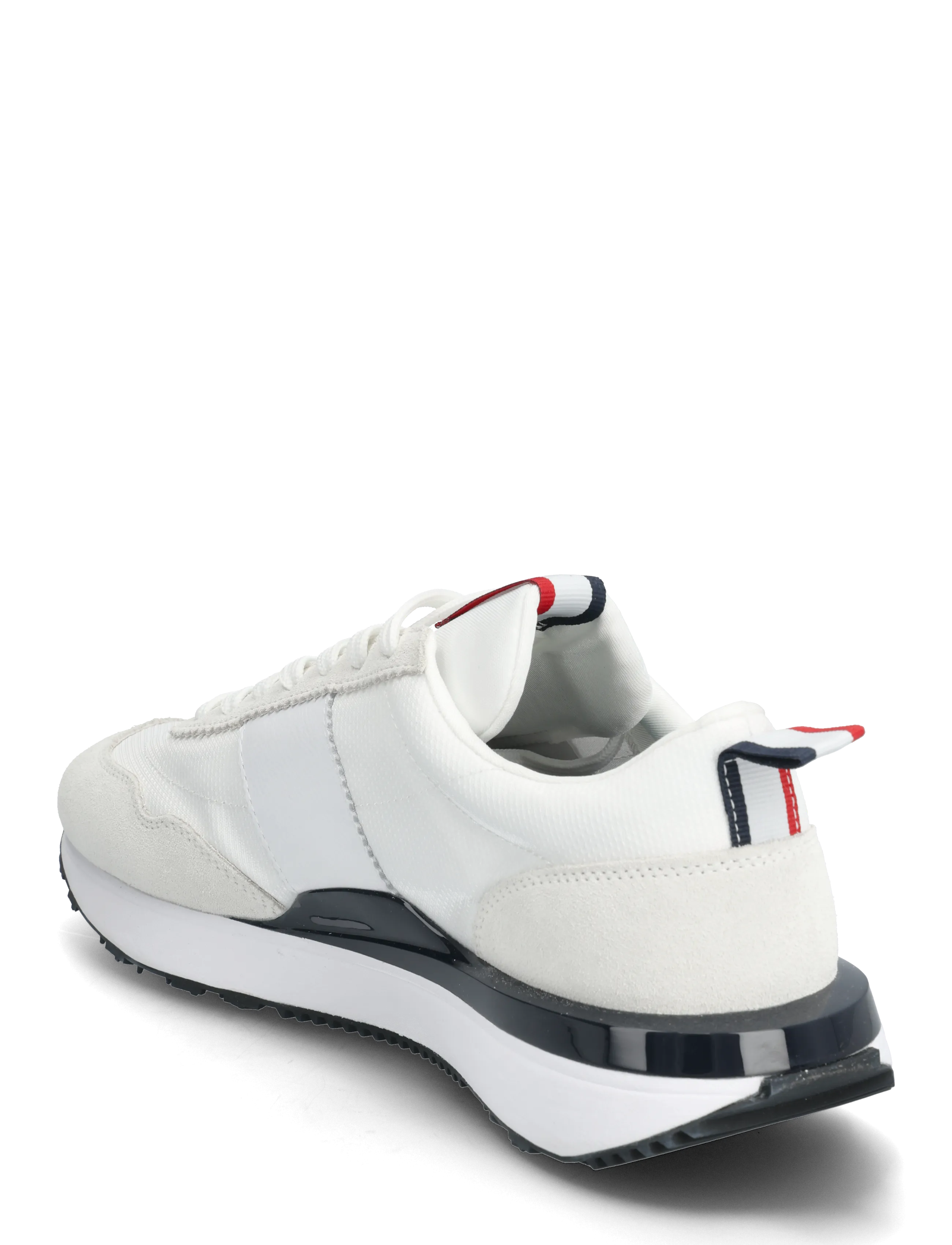 Polo Ralph Lauren - Train 89 Suede & Oxford Sneaker - lave sneakers - white/navy/red - 2