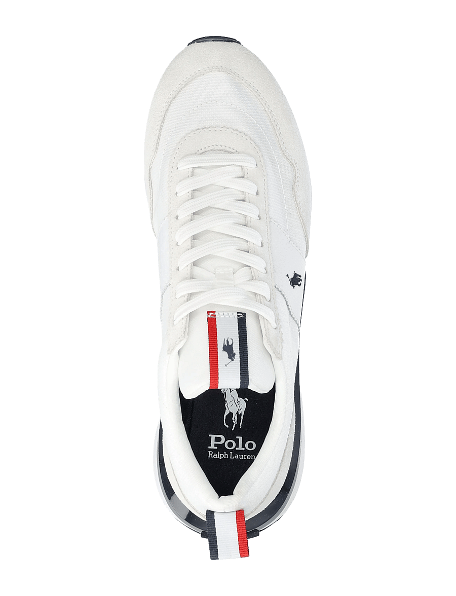 Polo Ralph Lauren - Train 89 Suede & Oxford Sneaker - matalavartiset tennarit - white/navy/red - 3