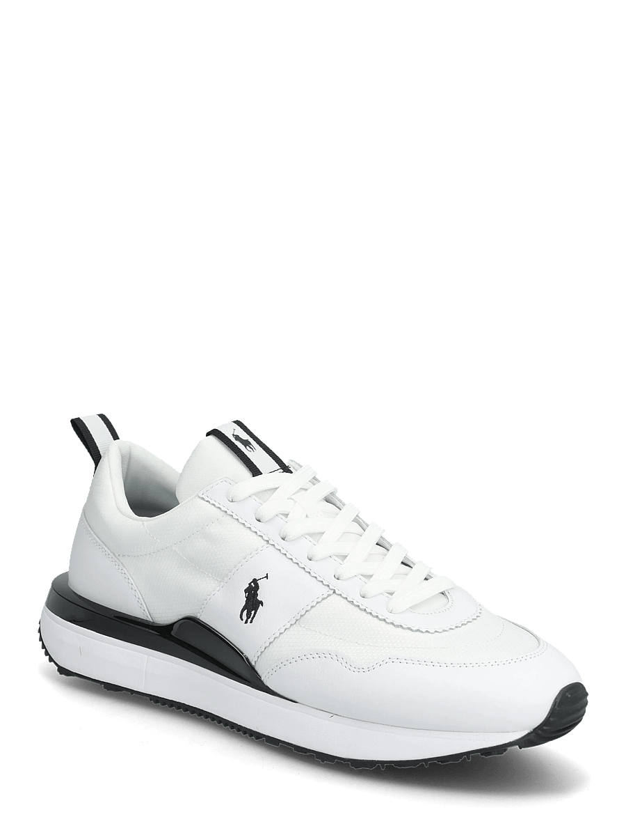 Polo Ralph Lauren - Train 89 Leather & Oxford Sneaker - white/black - 0