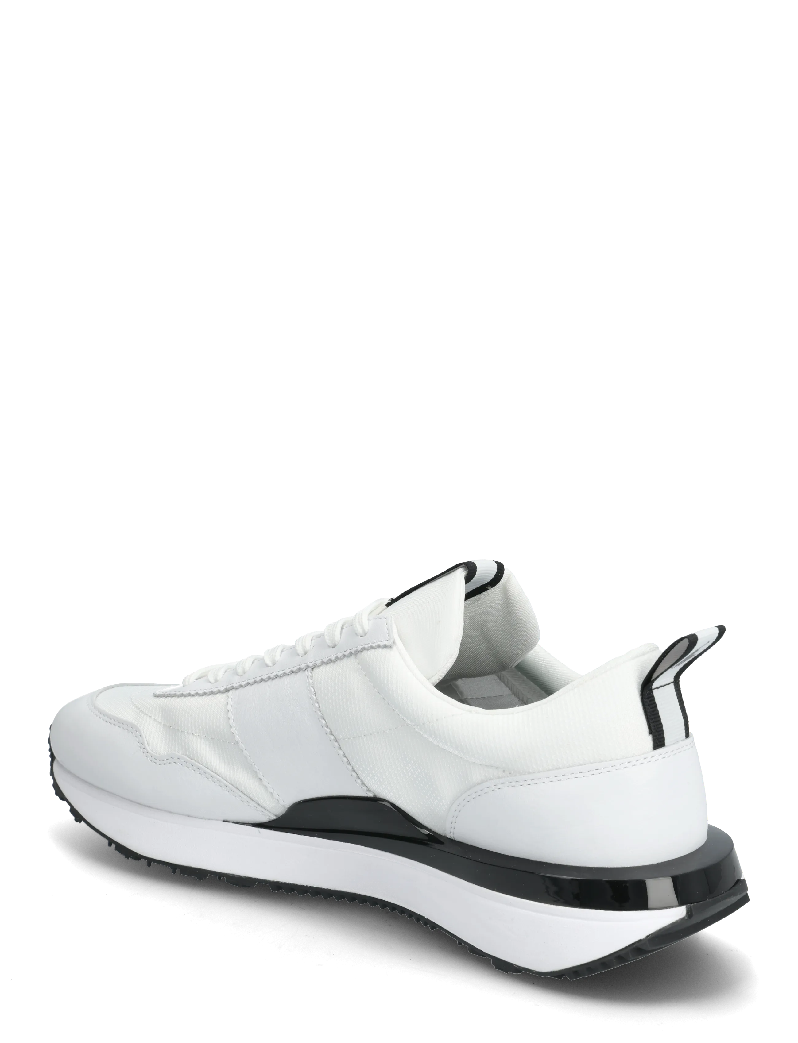 Polo Ralph Lauren - Train 89 Leather & Oxford Sneaker - white/black - 2