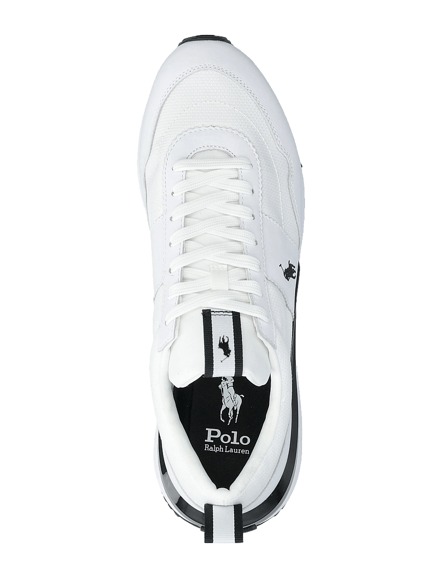 Polo Ralph Lauren - Train 89 Leather & Oxford Sneaker - white/black - 3