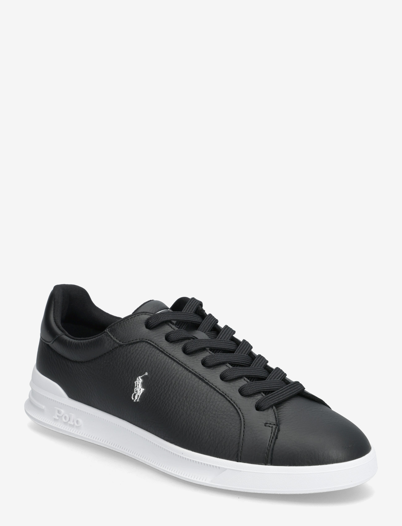 Polo Ralph Lauren - Heritage Court II Leather Sneaker - niedriger schnitt - black/silver - 0