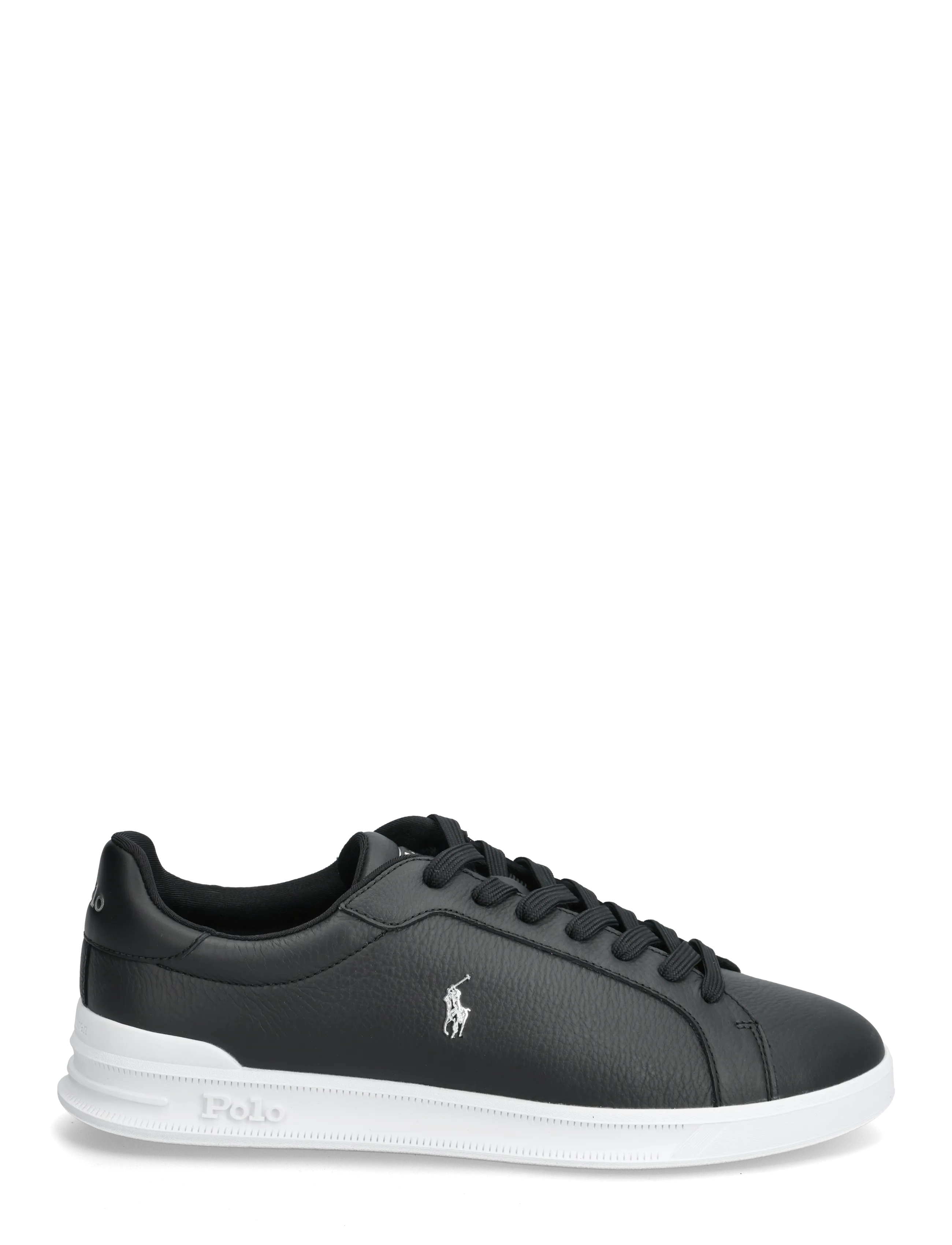 Polo Ralph Lauren - Heritage Court II Leather Sneaker - low-top sneaker - black/silver - 1