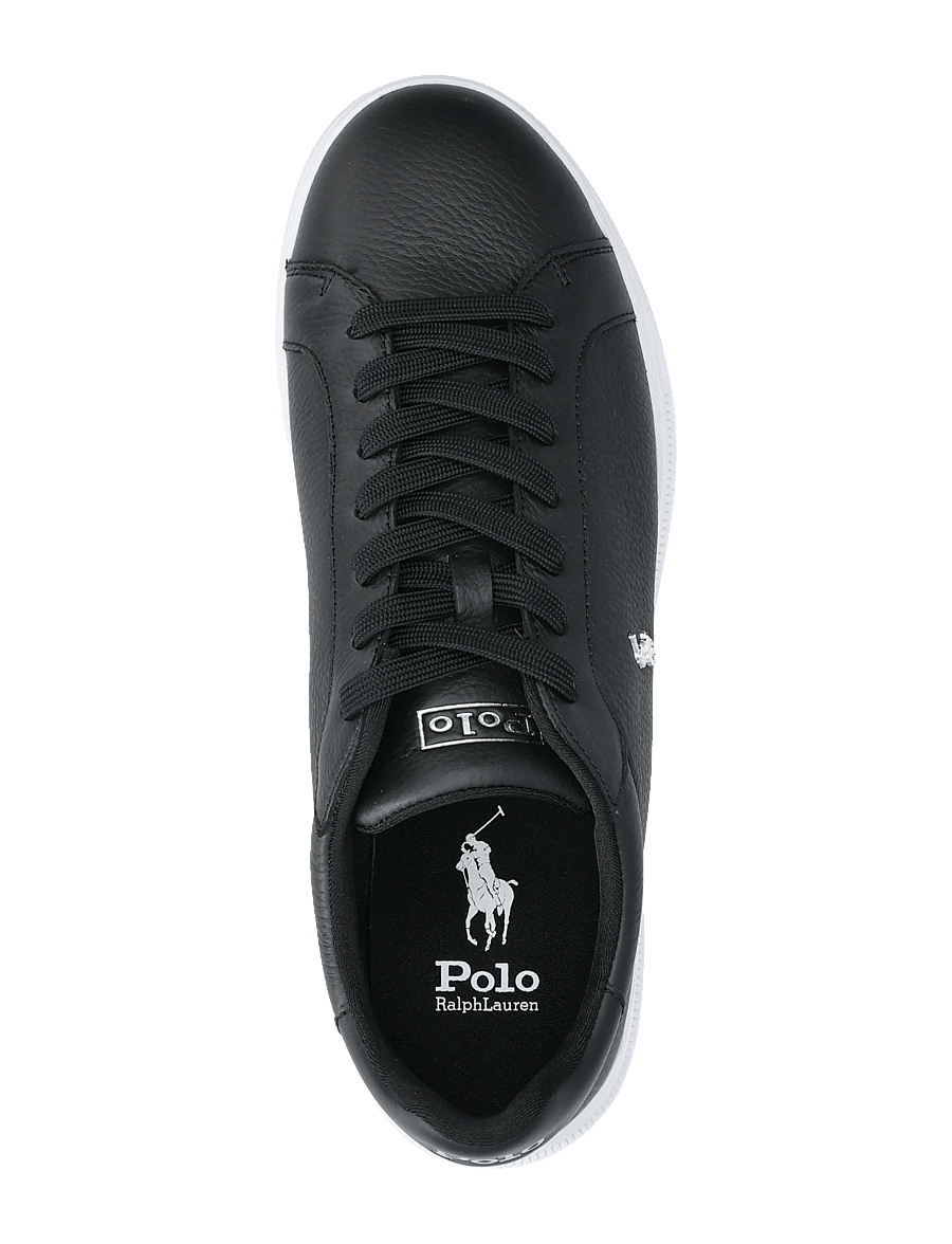 Polo Ralph Lauren - Heritage Court II Leather Sneaker - low-top sneaker - black/silver - 3