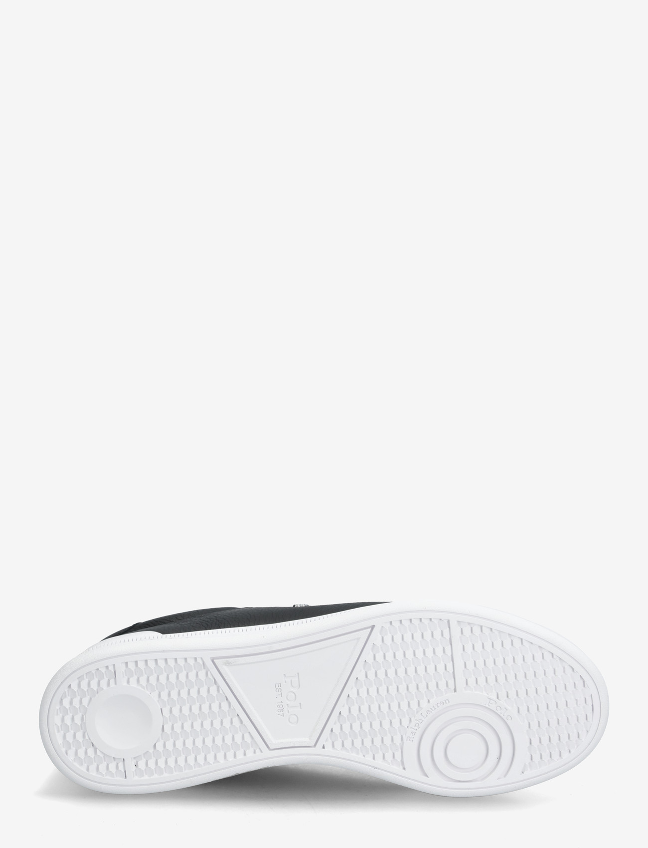 Polo Ralph Lauren - Heritage Court II Leather Sneaker - niedriger schnitt - black/silver - 4