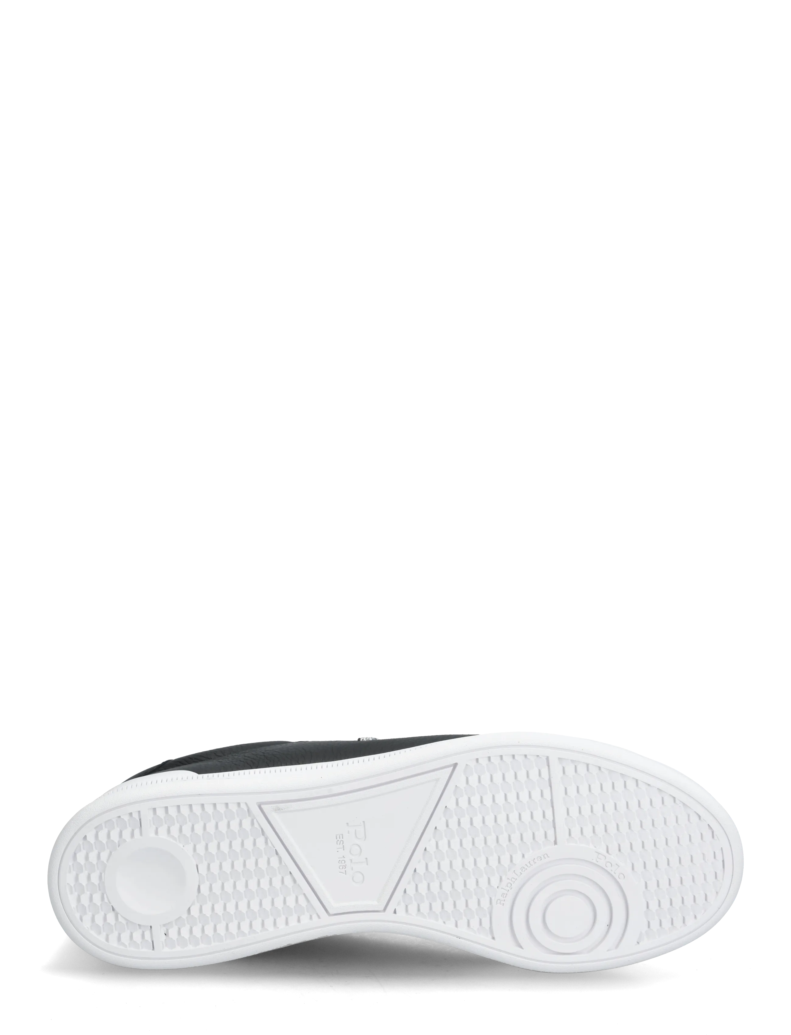 Polo Ralph Lauren - Heritage Court II Leather Sneaker - low-top sneaker - black/silver - 4