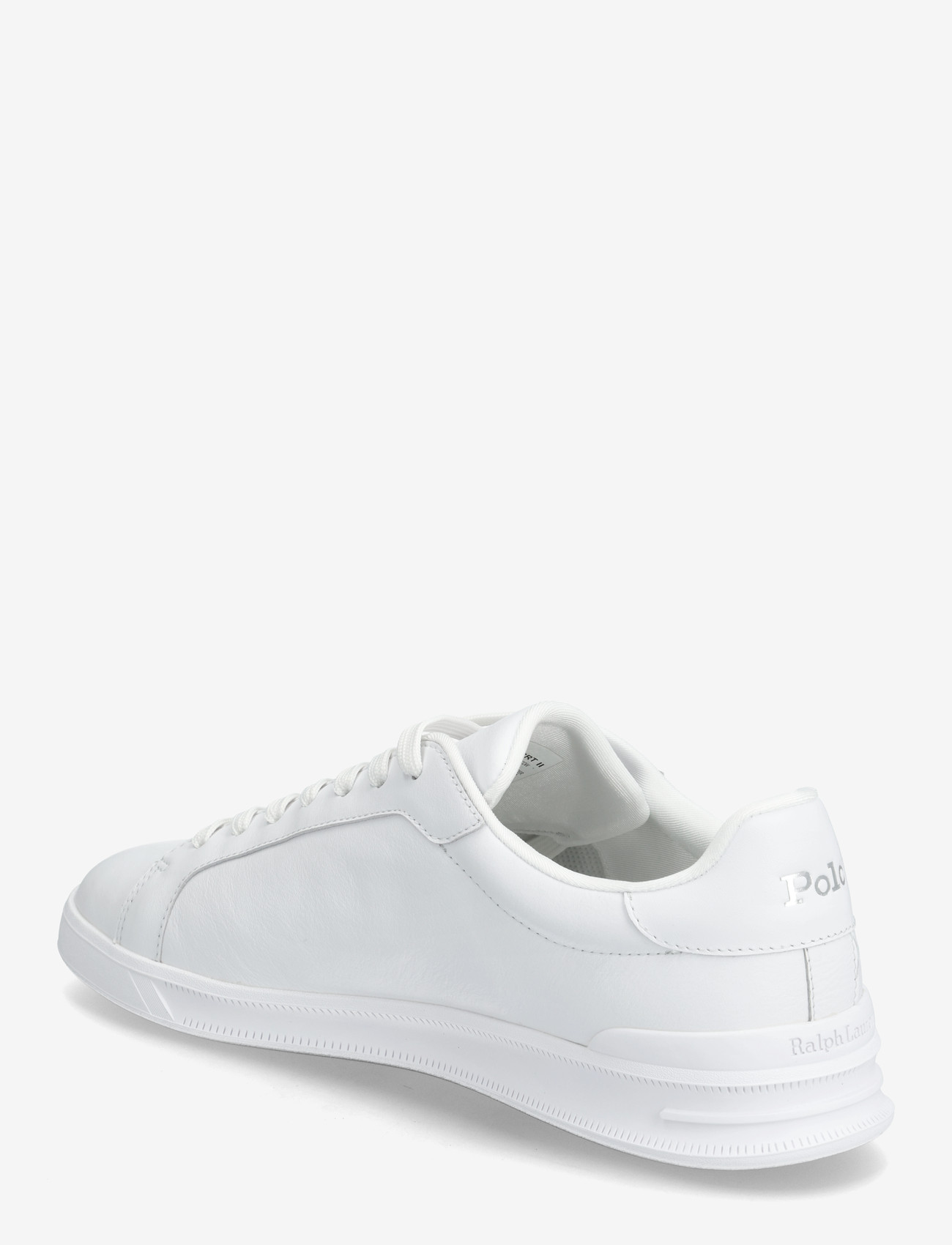 Polo Ralph Lauren - Heritage Court II Leather Sneaker - tennised - white/silver - 2