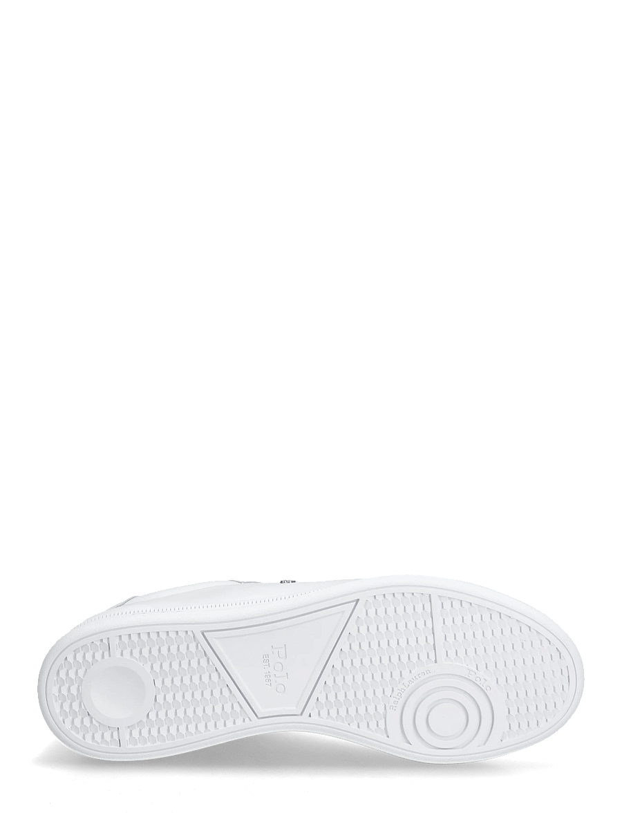 Polo Ralph Lauren - Heritage Court II Leather Sneaker - low-top sneaker - white/silver - 4