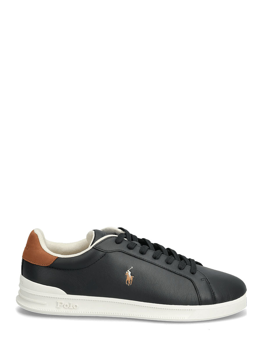 Polo Ralph Lauren - Heritage Court II Leather Sneaker - madala säärega - black/multi pp - 1