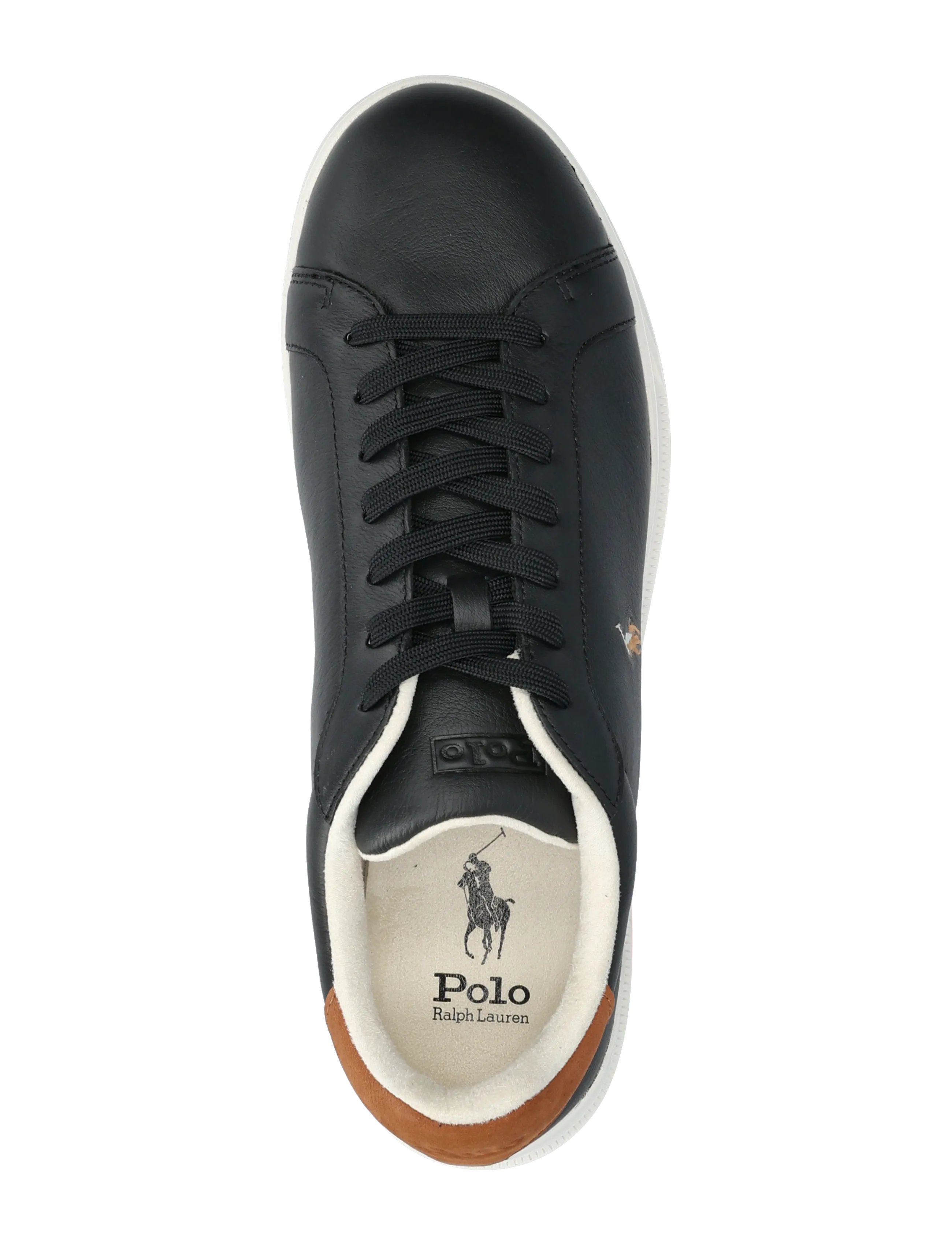 Polo Ralph Lauren - Heritage Court II Leather Sneaker - low tops - black/multi pp - 3
