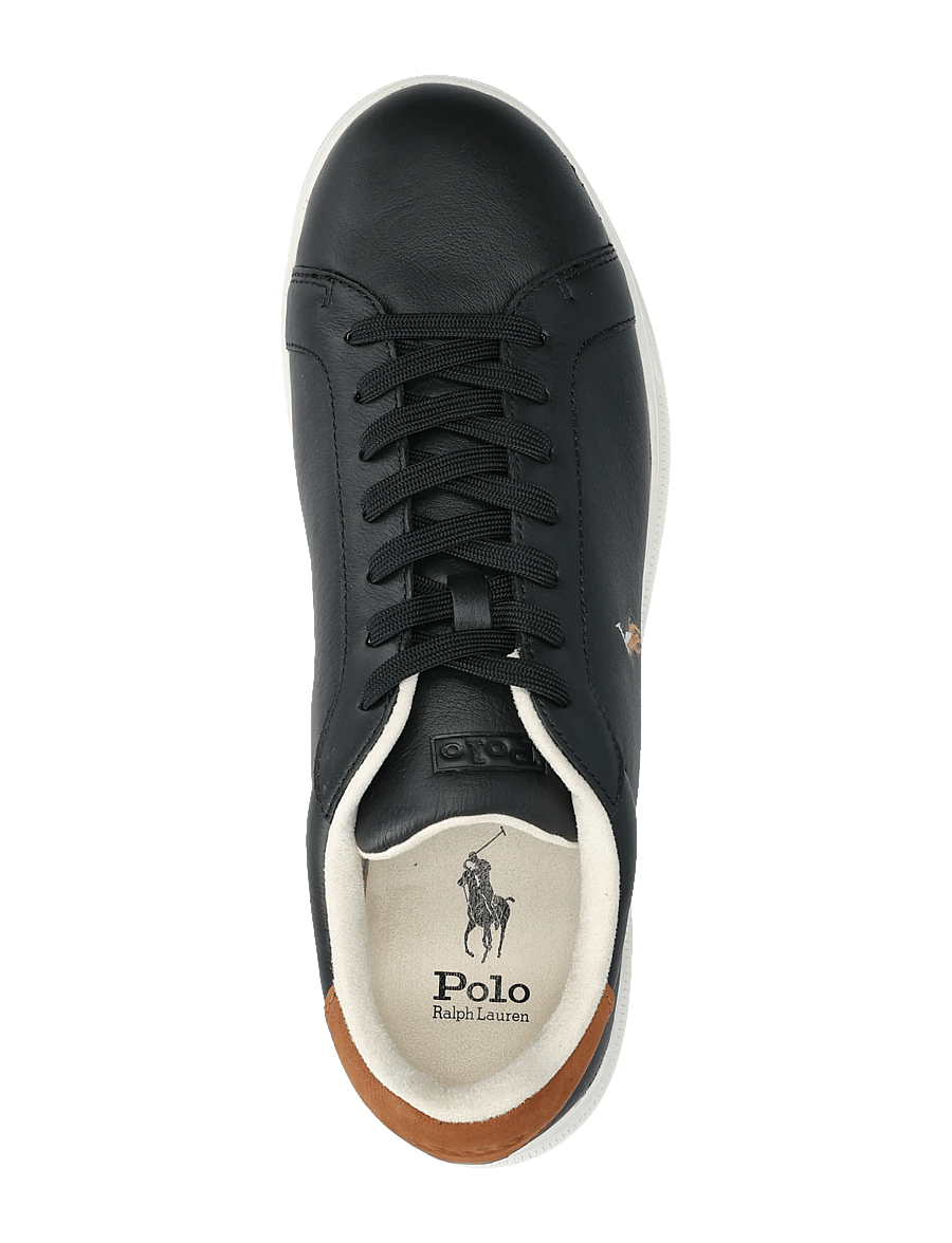 Polo Ralph Lauren - Heritage Court II Leather Sneaker - madala säärega - black/multi pp - 3