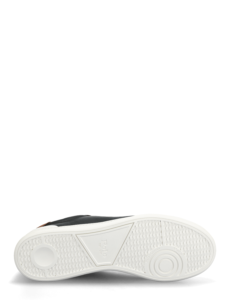 Polo Ralph Lauren - Heritage Court II Leather Sneaker - madala säärega - black/multi pp - 4