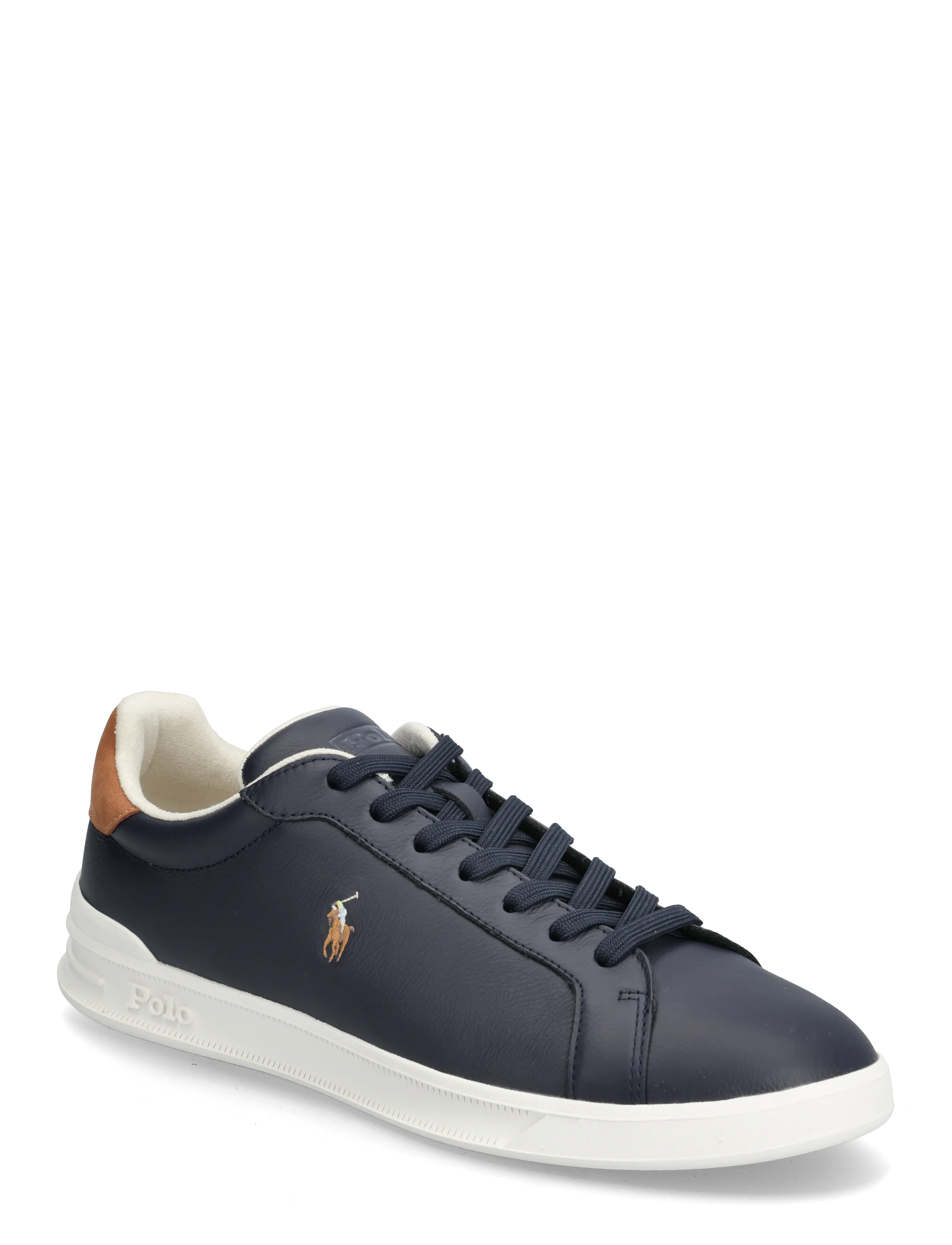 Polo Ralph Lauren Heritage Court II Leather Sneaker - Sneakers - NAVY/MULTI PP / navy