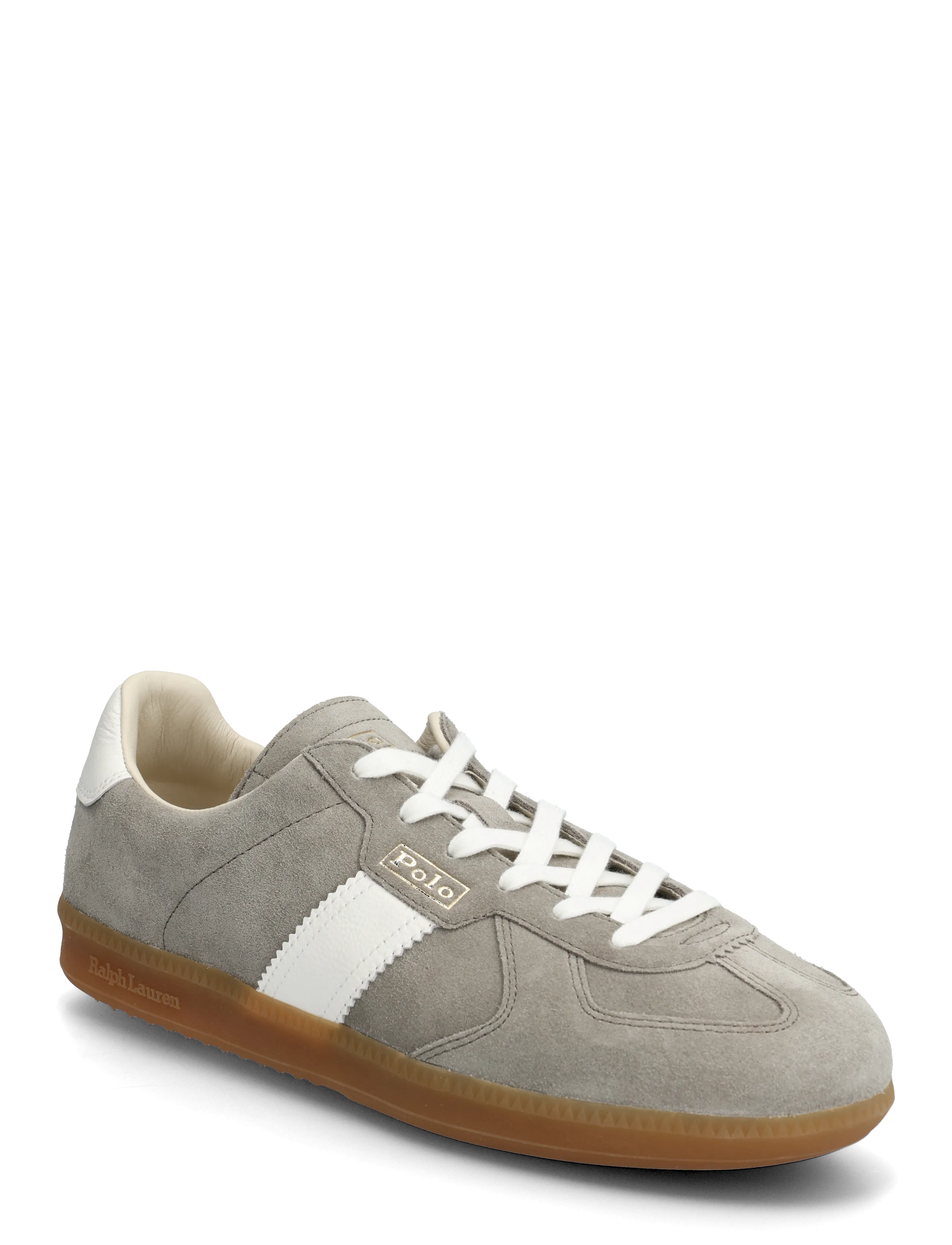 Polo Ralph Lauren SUEDE/LEATHER-FIELD CT 100-SK-LTL - Sko - EARTH GREY/DECKWA / grey