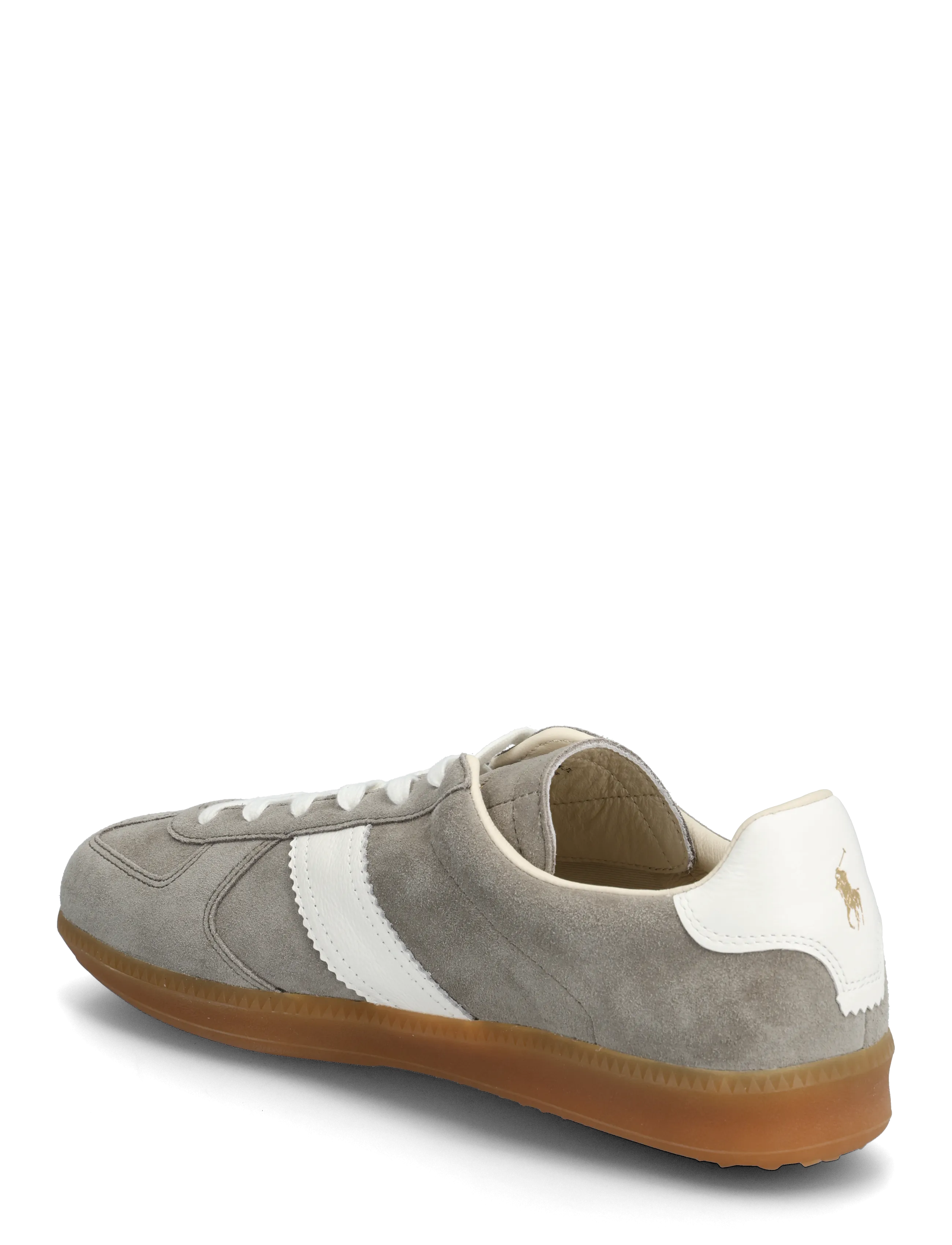 Polo Ralph Lauren - SUEDE/LEATHER-FIELD CT 100-SK-LTL - baskets basses - earth grey/deckwa - 1