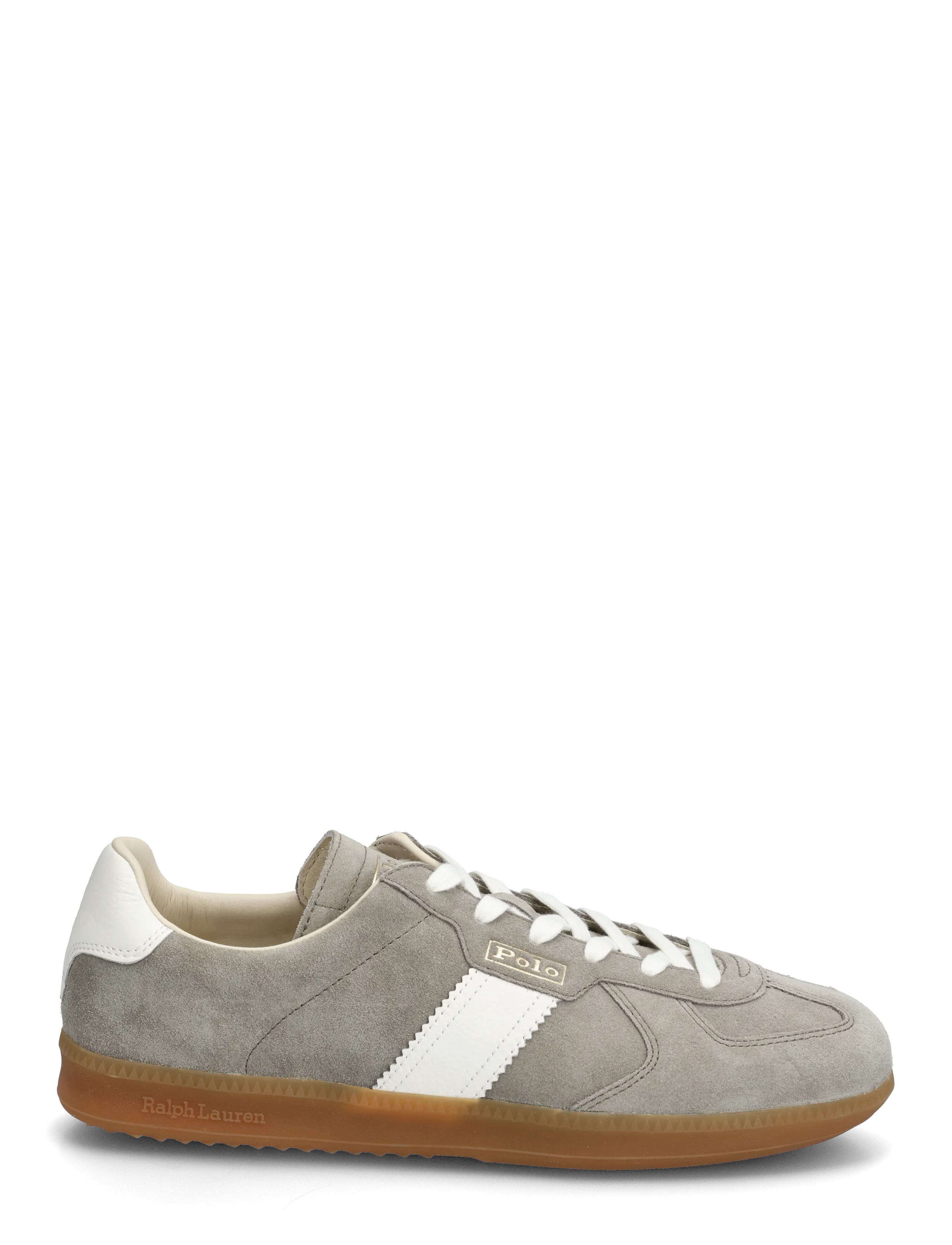 Polo Ralph Lauren - SUEDE/LEATHER-FIELD CT 100-SK-LTL - baskets basses - earth grey/deckwa - 2