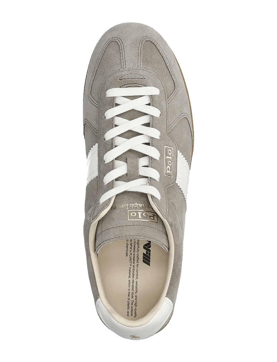 Polo Ralph Lauren - SUEDE/LEATHER-FIELD CT 100-SK-LTL - baskets basses - earth grey/deckwa - 3