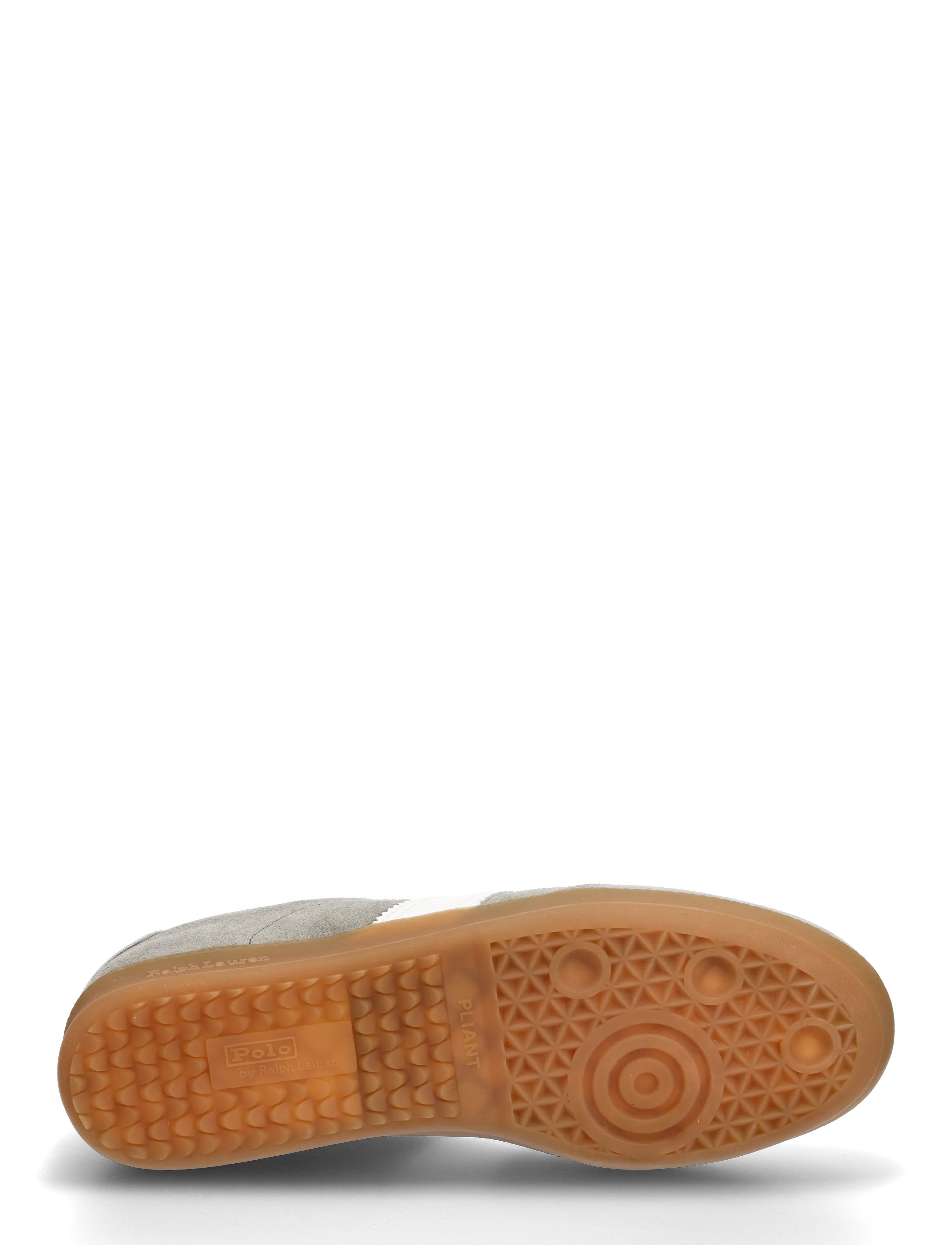 Polo Ralph Lauren - SUEDE/LEATHER-FIELD CT 100-SK-LTL - baskets basses - earth grey/deckwa - 4