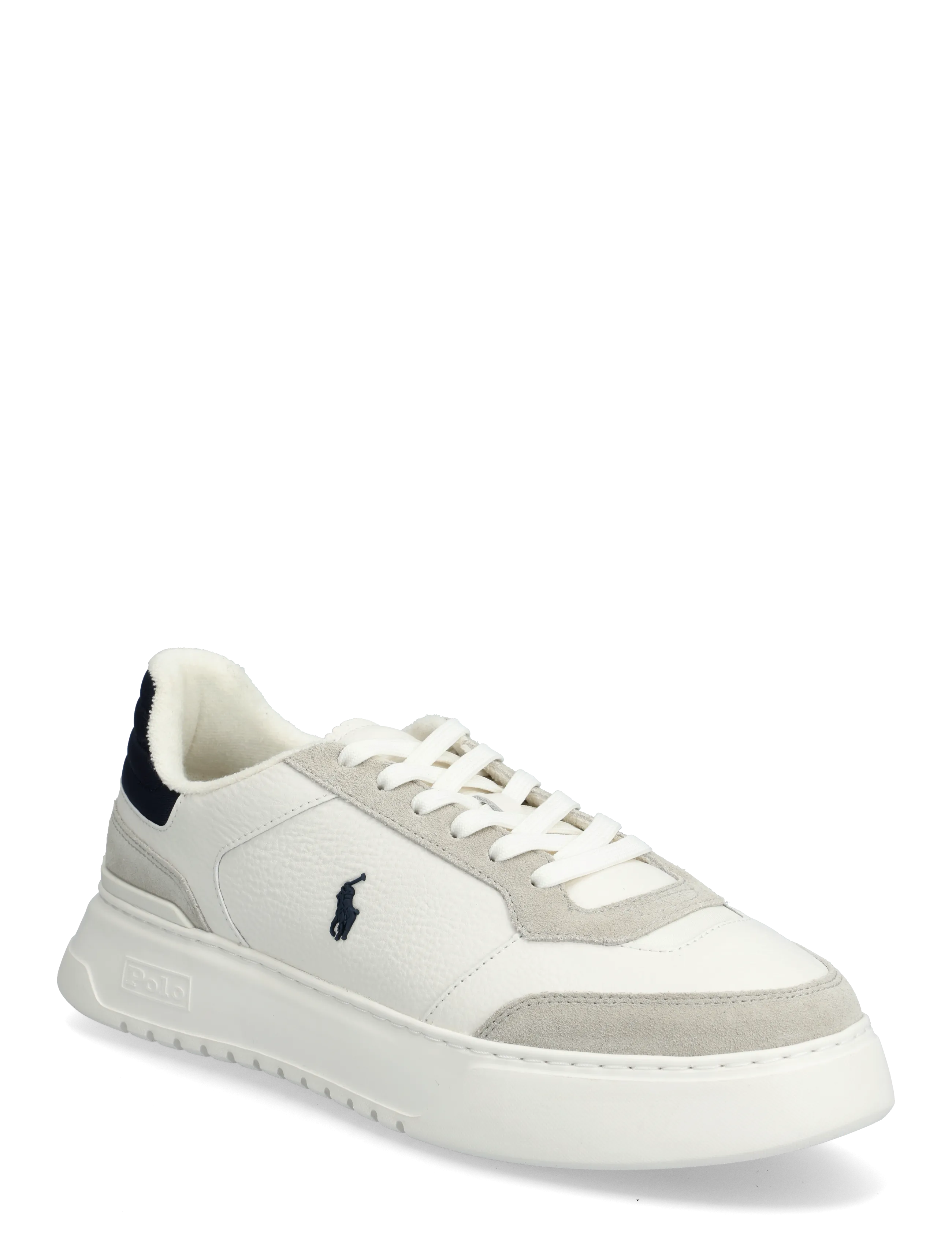 Polo Ralph Lauren SUEDE/LEATHER/NYLON-RLITE SPORT-SK- - Sko - OFF WHITE/NAVY / white