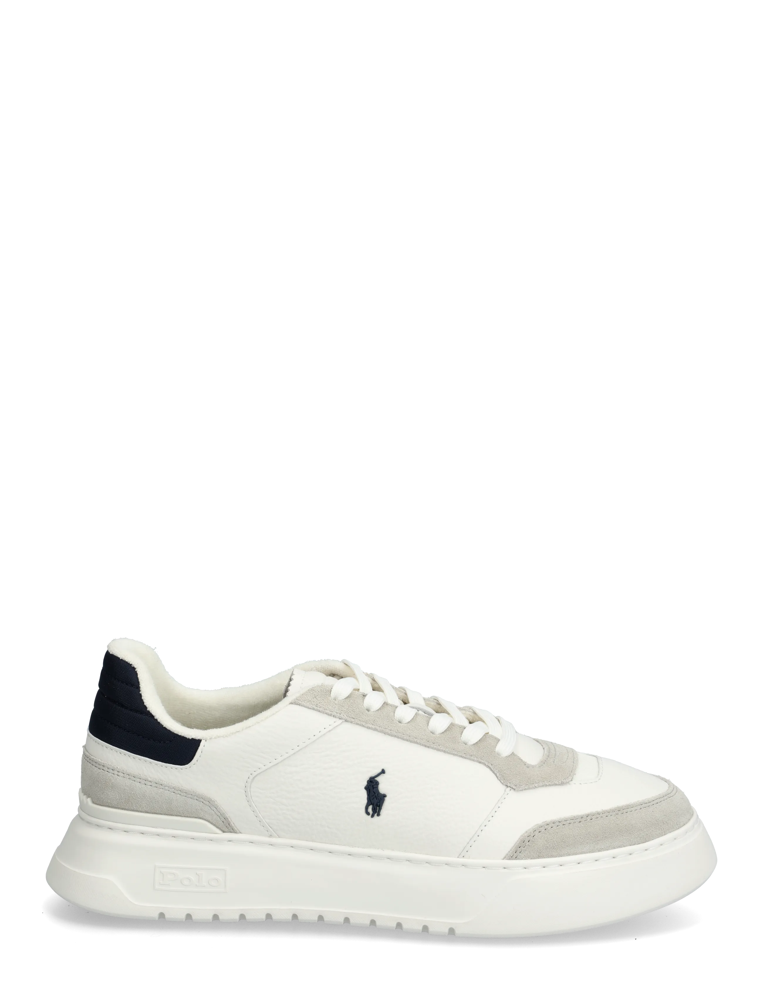 Polo Ralph Lauren - SUEDE/LEATHER/NYLON-RLITE SPORT-SK- - low-top sneaker - off white/navy - 1