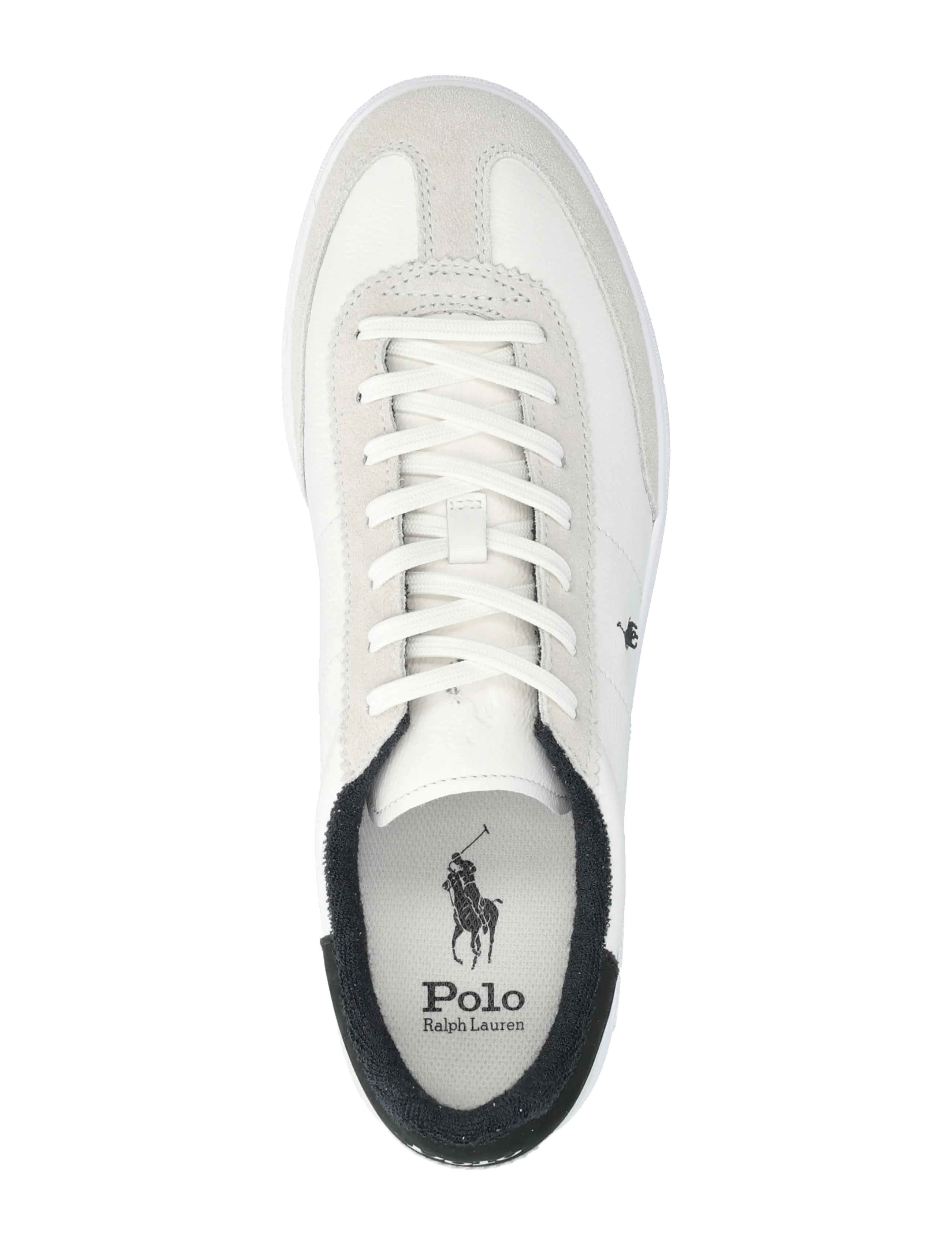 Polo Ralph Lauren - Bedford Leather-Suede Sneaker - lave sneakers - deckwash white/bl - 3