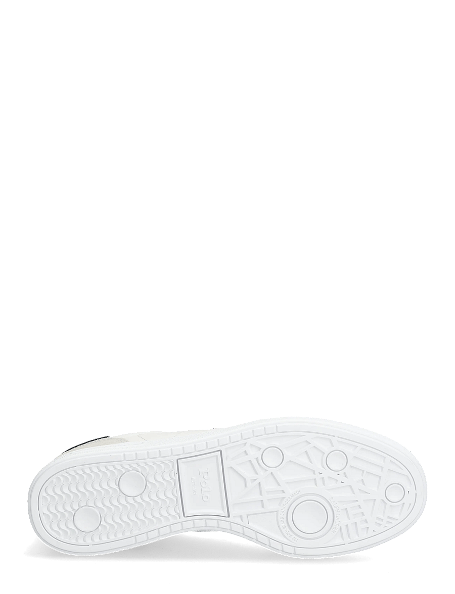 Polo Ralph Lauren - Bedford Leather-Suede Sneaker - lave sneakers - deckwash white/bl - 4