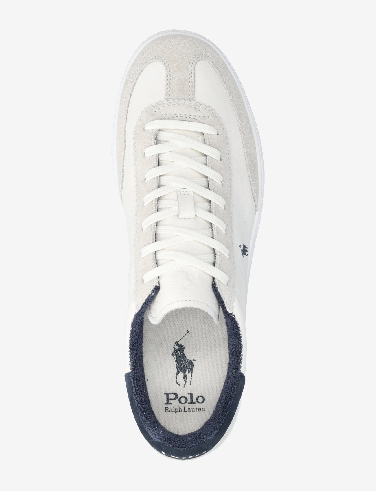 Polo Ralph Lauren - Bedford Leather-Suede Sneaker - låga sneakers - deckwash white/na - 3
