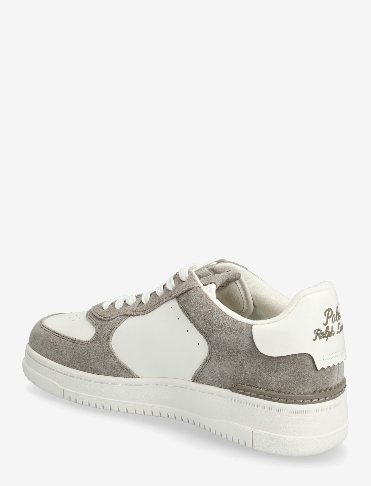 Polo Ralph Lauren - Masters Court Leather-Suede Sneaker - niedriger schnitt - earth grey/deckwa - 2
