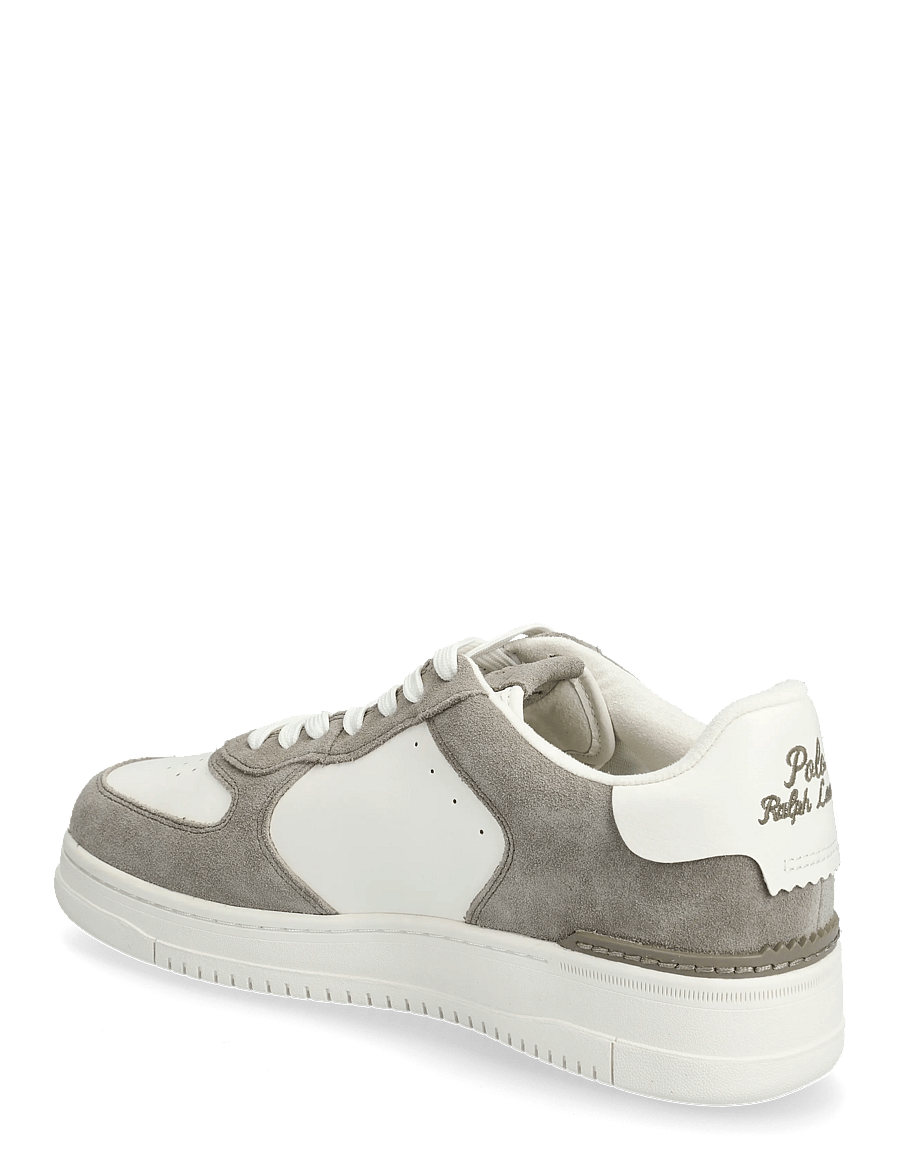 Polo Ralph Lauren - Masters Court Leather-Suede Sneaker - lave sneakers - earth grey/deckwa - 2