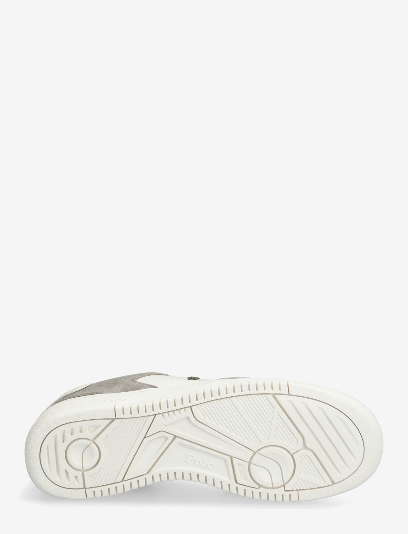 Polo Ralph Lauren - Masters Court Leather-Suede Sneaker - niedriger schnitt - earth grey/deckwa - 4