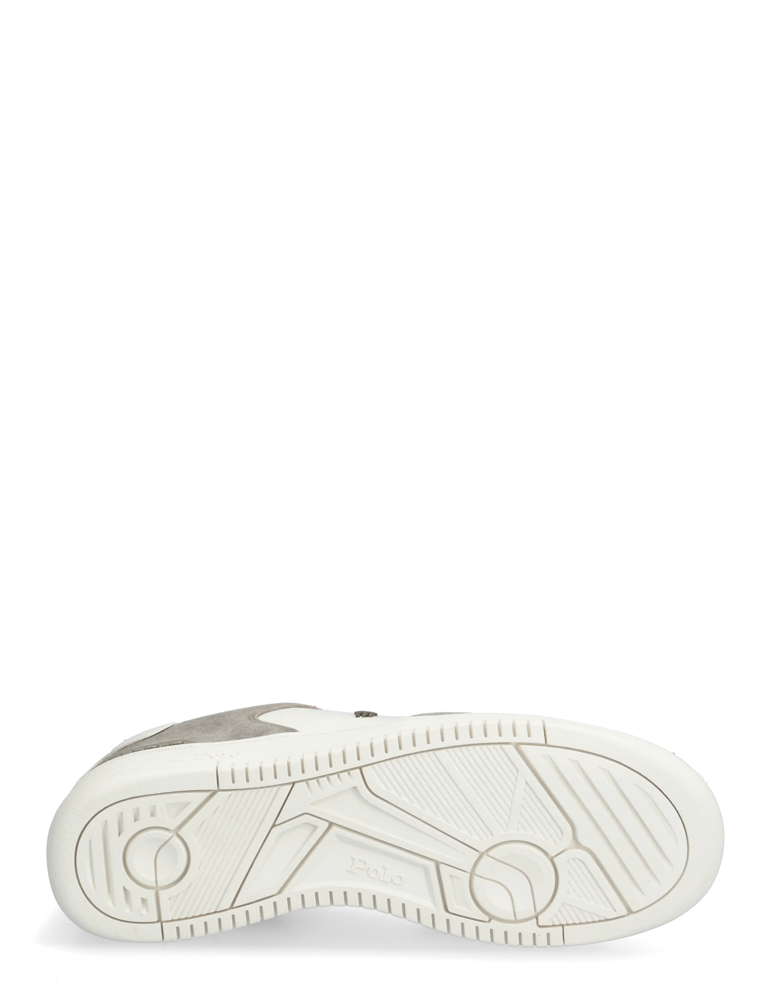 Polo Ralph Lauren - Masters Court Leather-Suede Sneaker - lave sneakers - earth grey/deckwa - 4