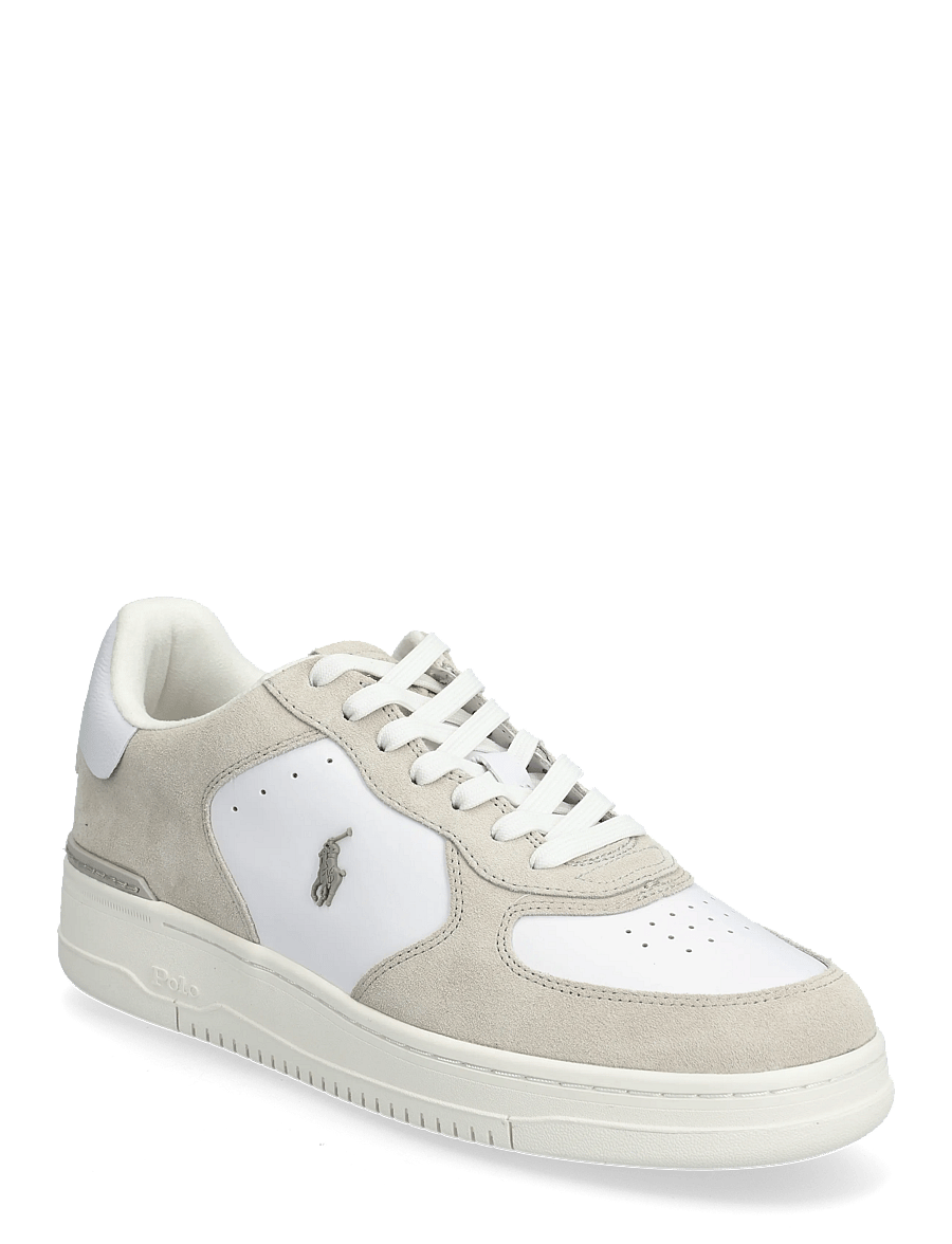 Polo Ralph Lauren - Masters Court Leather-Suede Sneaker - lave sneakers - gray violet/white - 0