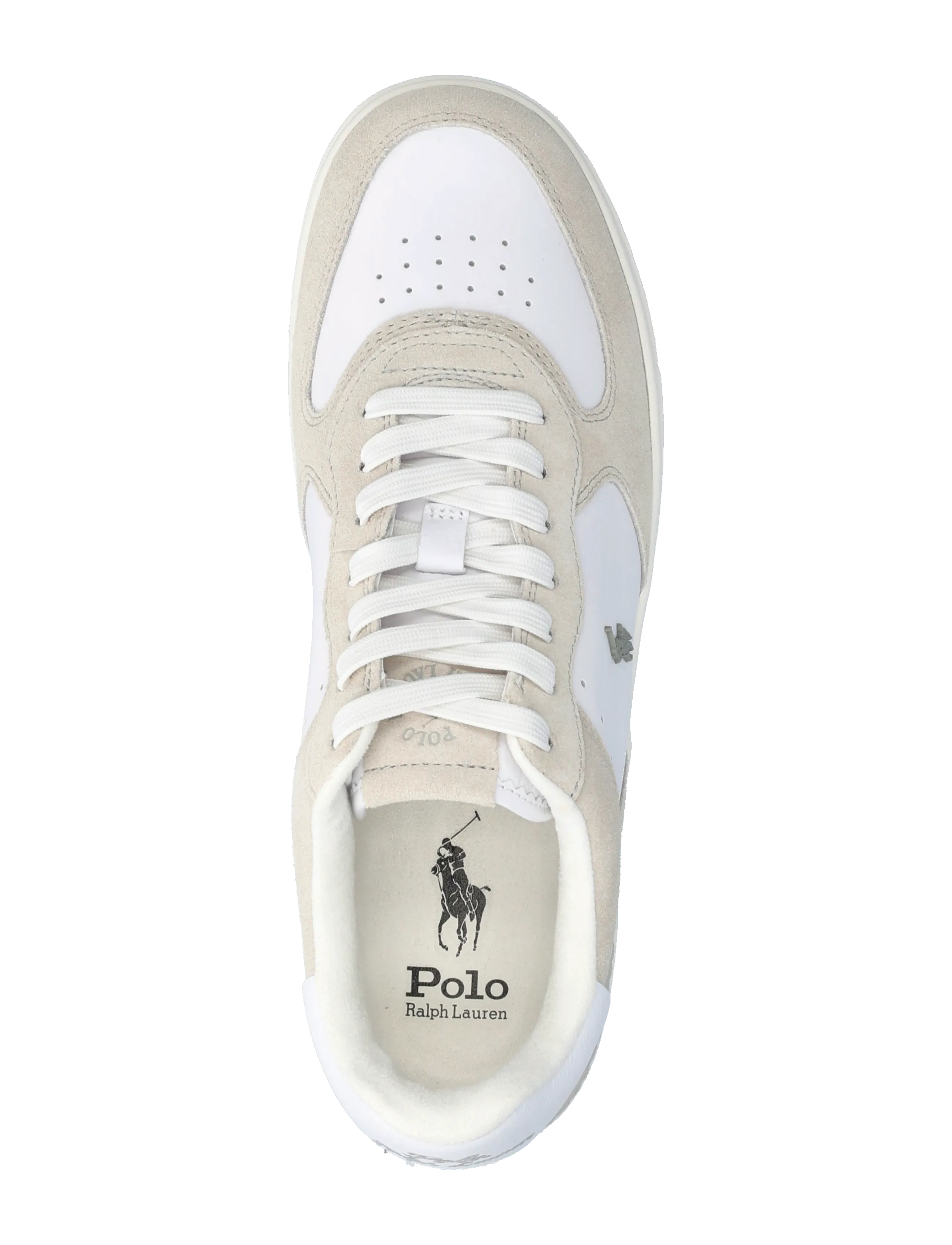 Polo Ralph Lauren - Masters Court Leather-Suede Sneaker - lave sneakers - gray violet/white - 3