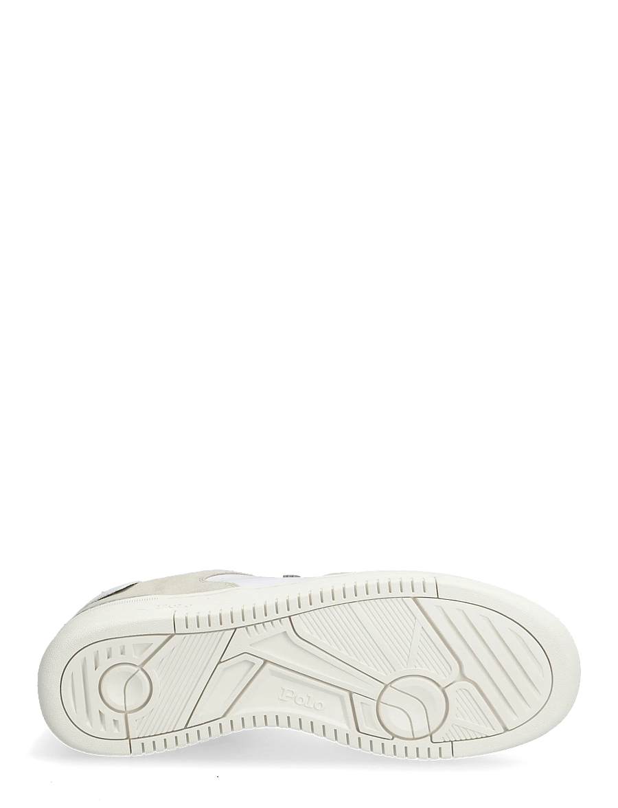 Polo Ralph Lauren - Masters Court Leather-Suede Sneaker - lave sneakers - gray violet/white - 4