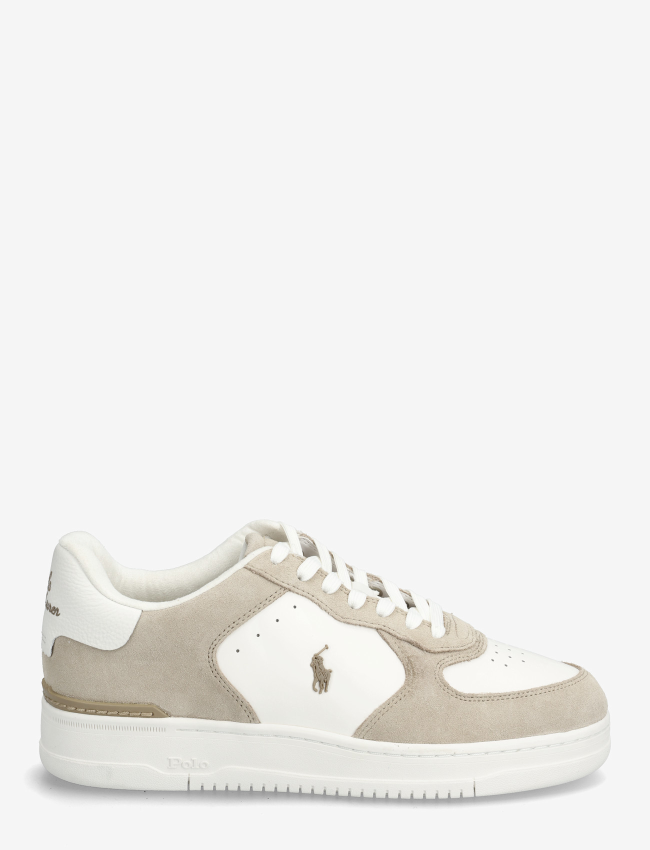 Polo Ralph Lauren - Masters Court Leather-Suede Sneaker - niedriger schnitt - milkshake/deckwas - 1