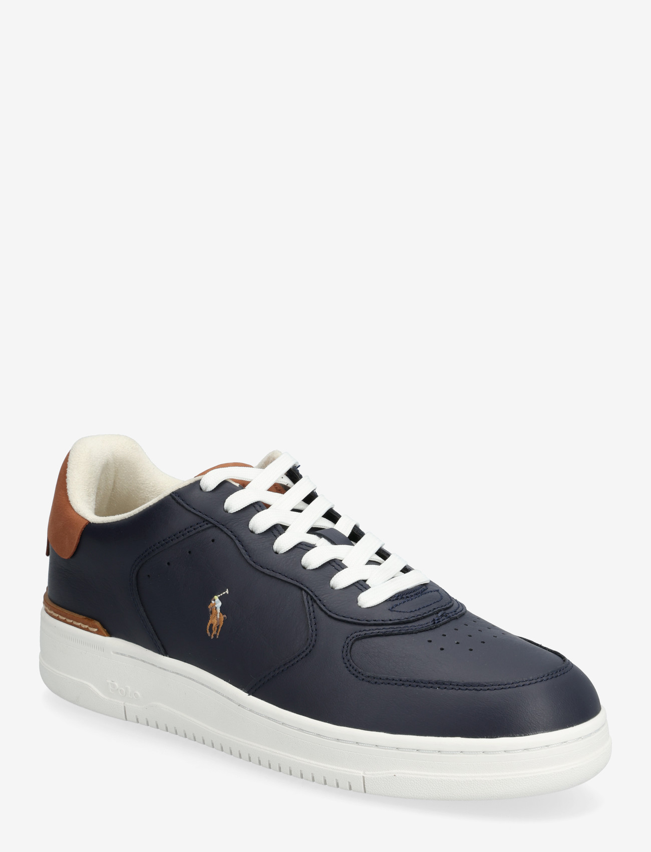 Polo Ralph Lauren - 809P07175001 - låga sneakers - navy/tan - 0