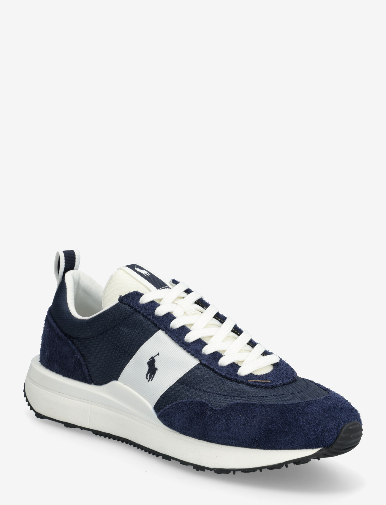 Polo Ralph Lauren - Train 89 Suede & Oxford Sneaker - low tops - navy/deckwash whi - 0
