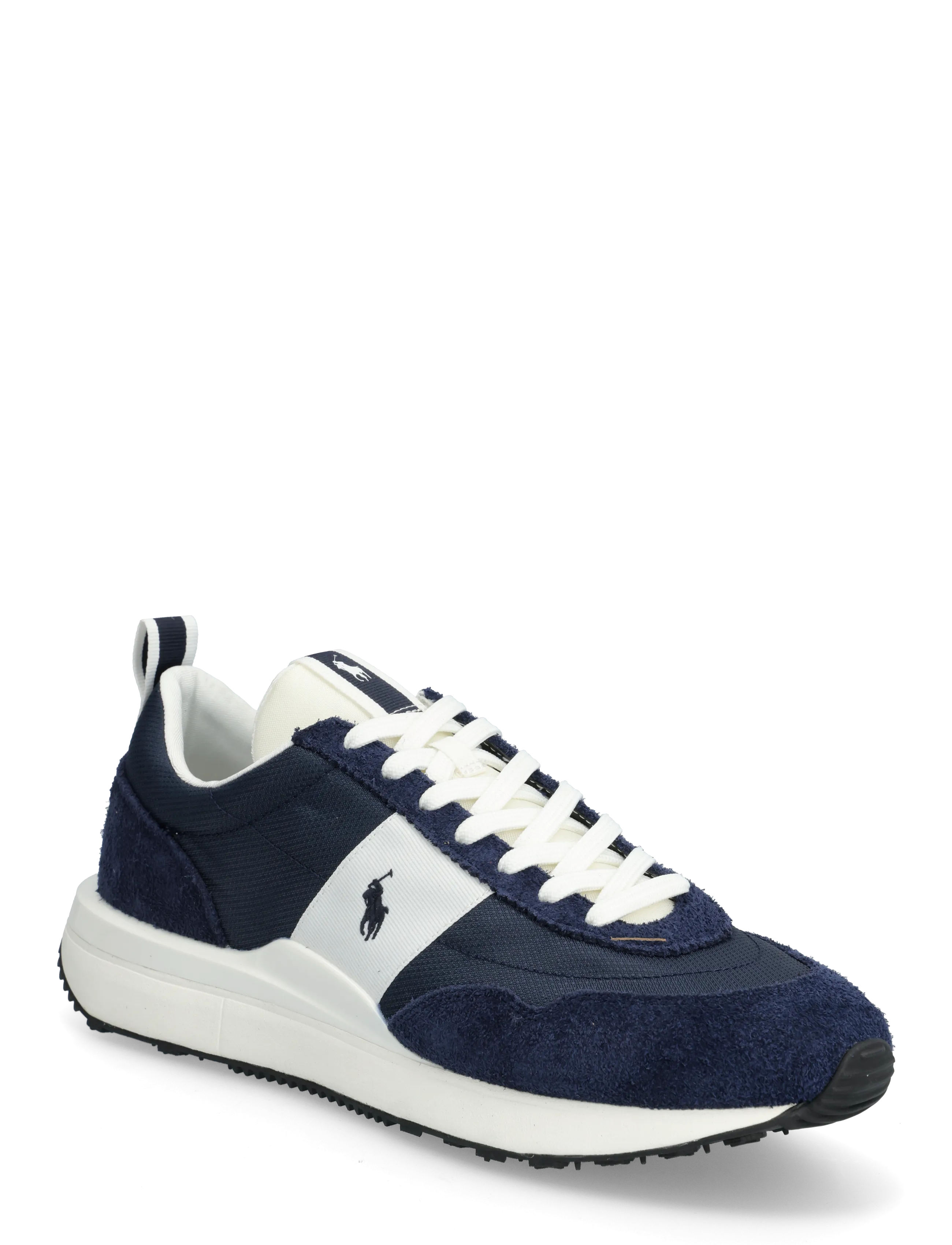 Polo Ralph Lauren Train 89 Suede & Oxford Sneaker - Designers - NAVY/DECKWASH WHI / navy