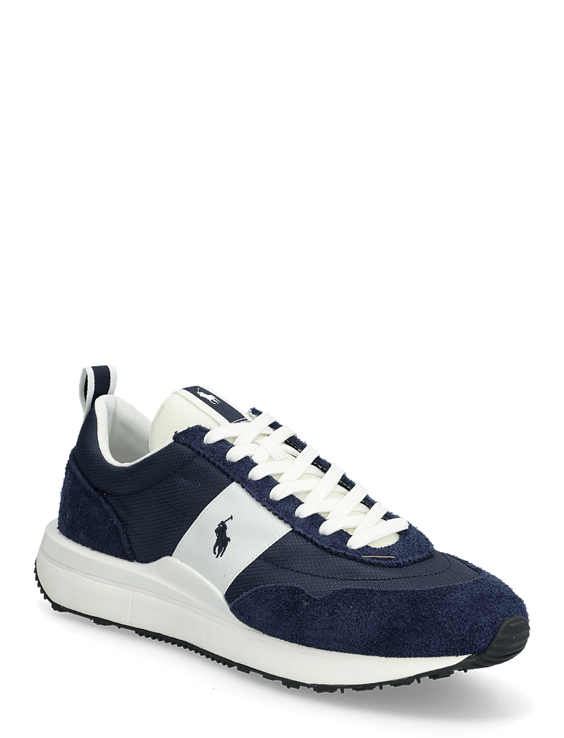 Polo Ralph Lauren - Train 89 Suede & Oxford Sneaker - low tops - navy/deckwash whi - 0