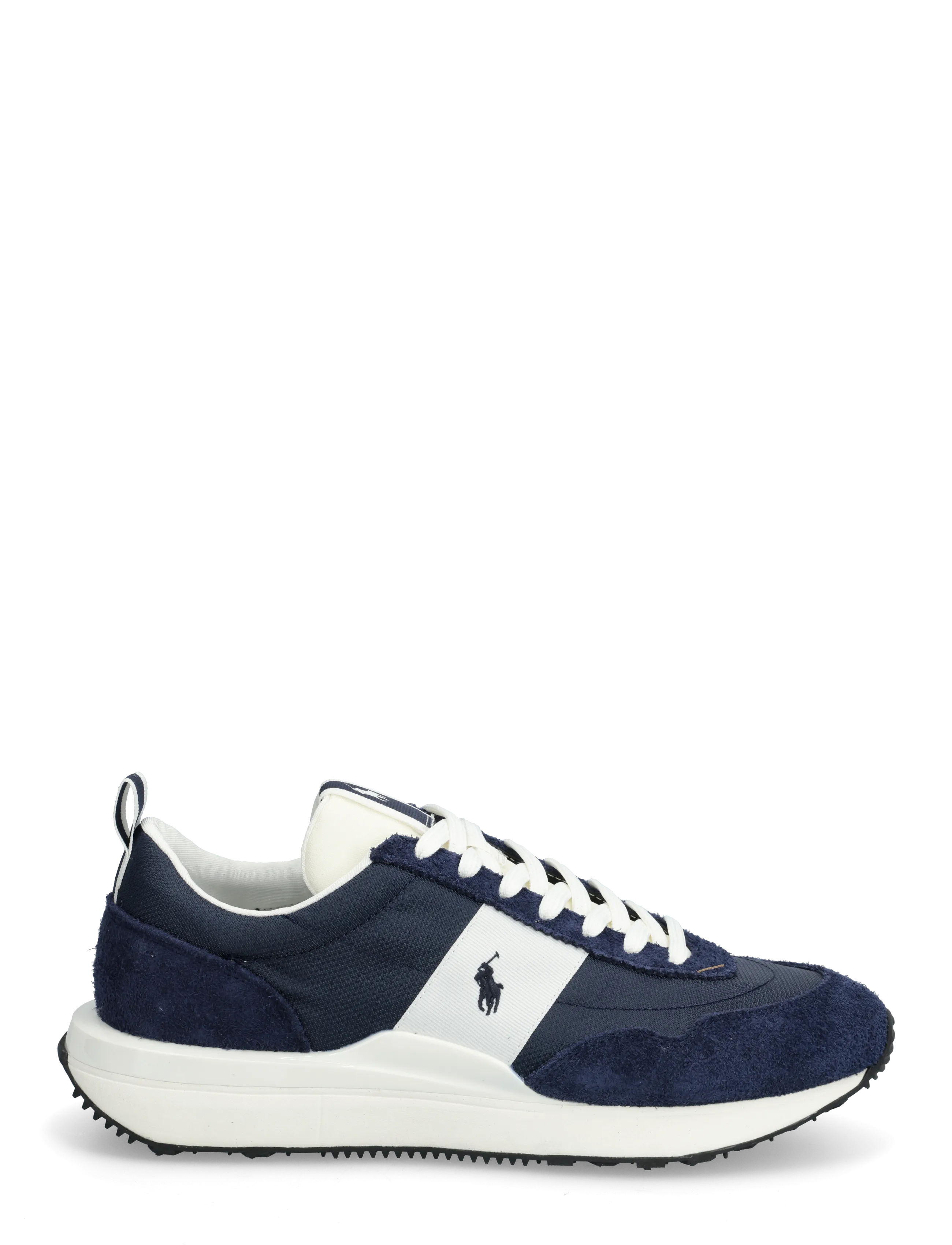 Polo Ralph Lauren - Train 89 Suede & Oxford Sneaker - low tops - navy/deckwash whi - 1