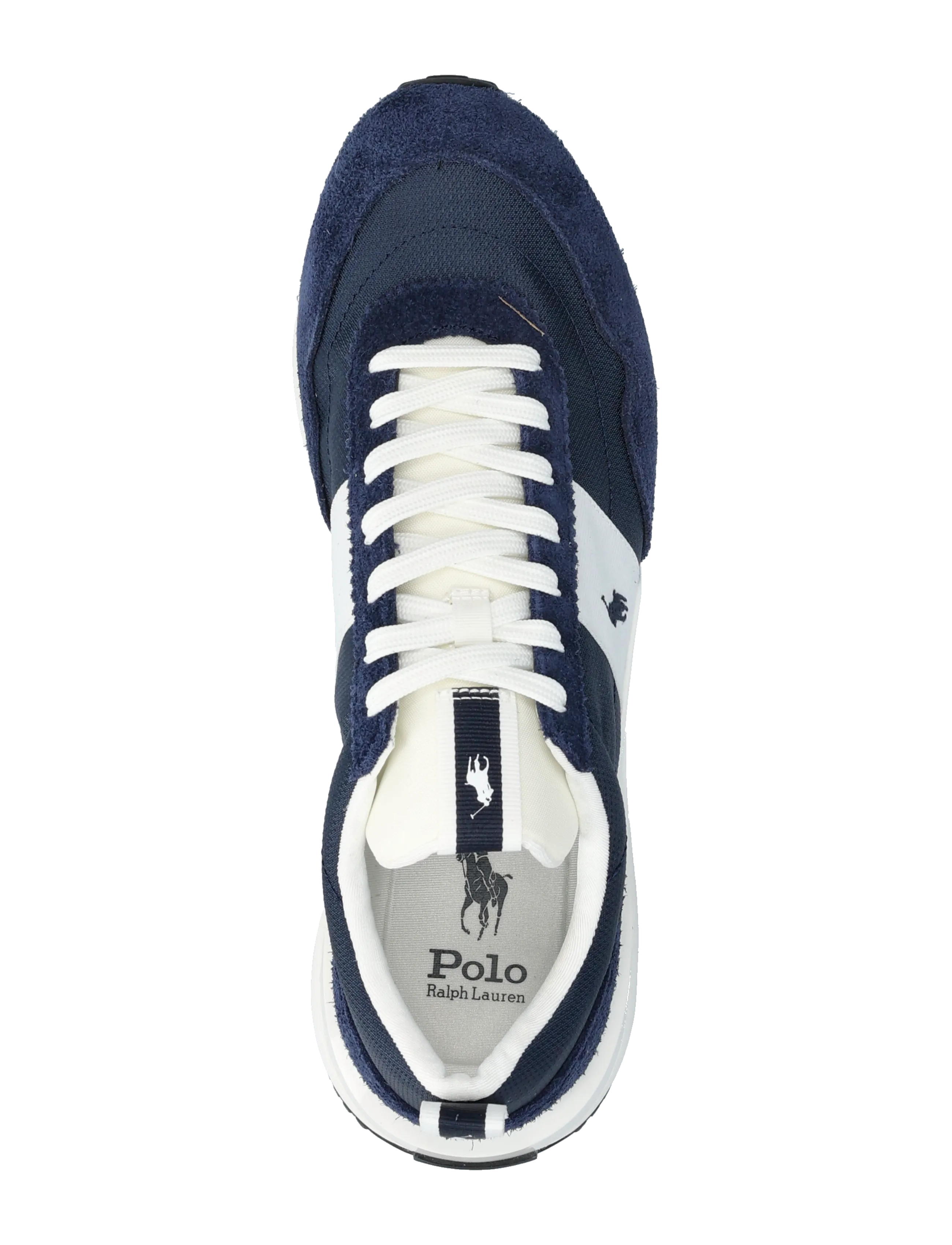 Polo Ralph Lauren - Train 89 Suede & Oxford Sneaker - low tops - navy/deckwash whi - 3
