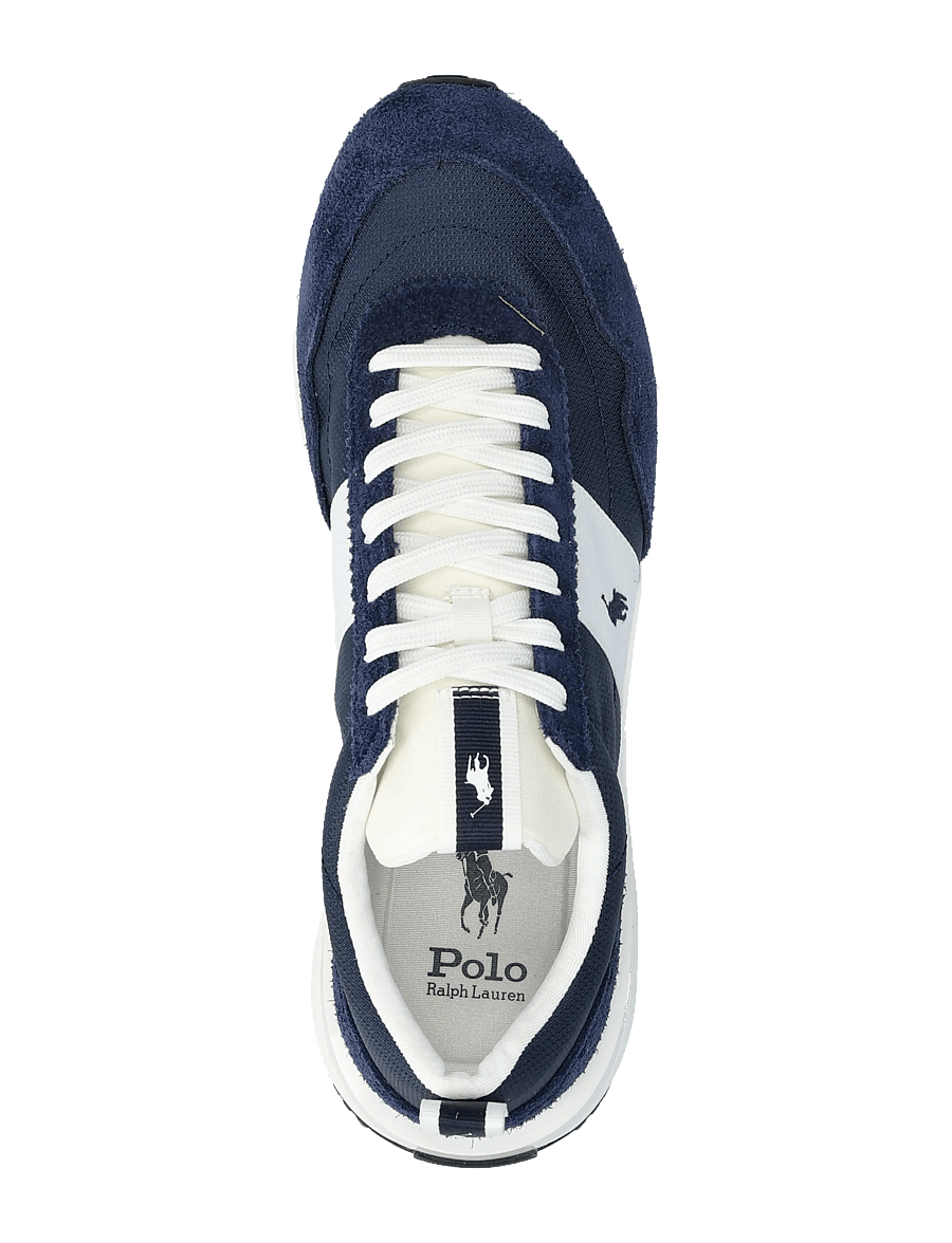 Polo Ralph Lauren - Train 89 Suede & Oxford Sneaker - low tops - navy/deckwash whi - 3