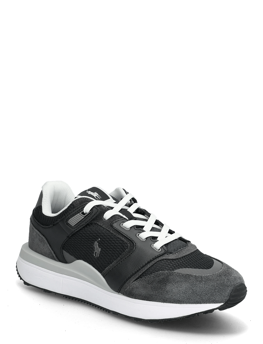 Polo Ralph Lauren - Train 89 Suede & Mesh Sneaker - low-top sneaker - black/faded black - 0