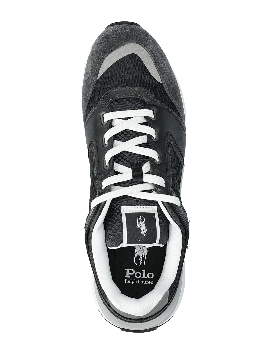 Polo Ralph Lauren - Train 89 Suede & Mesh Sneaker - low-top sneaker - black/faded black - 3