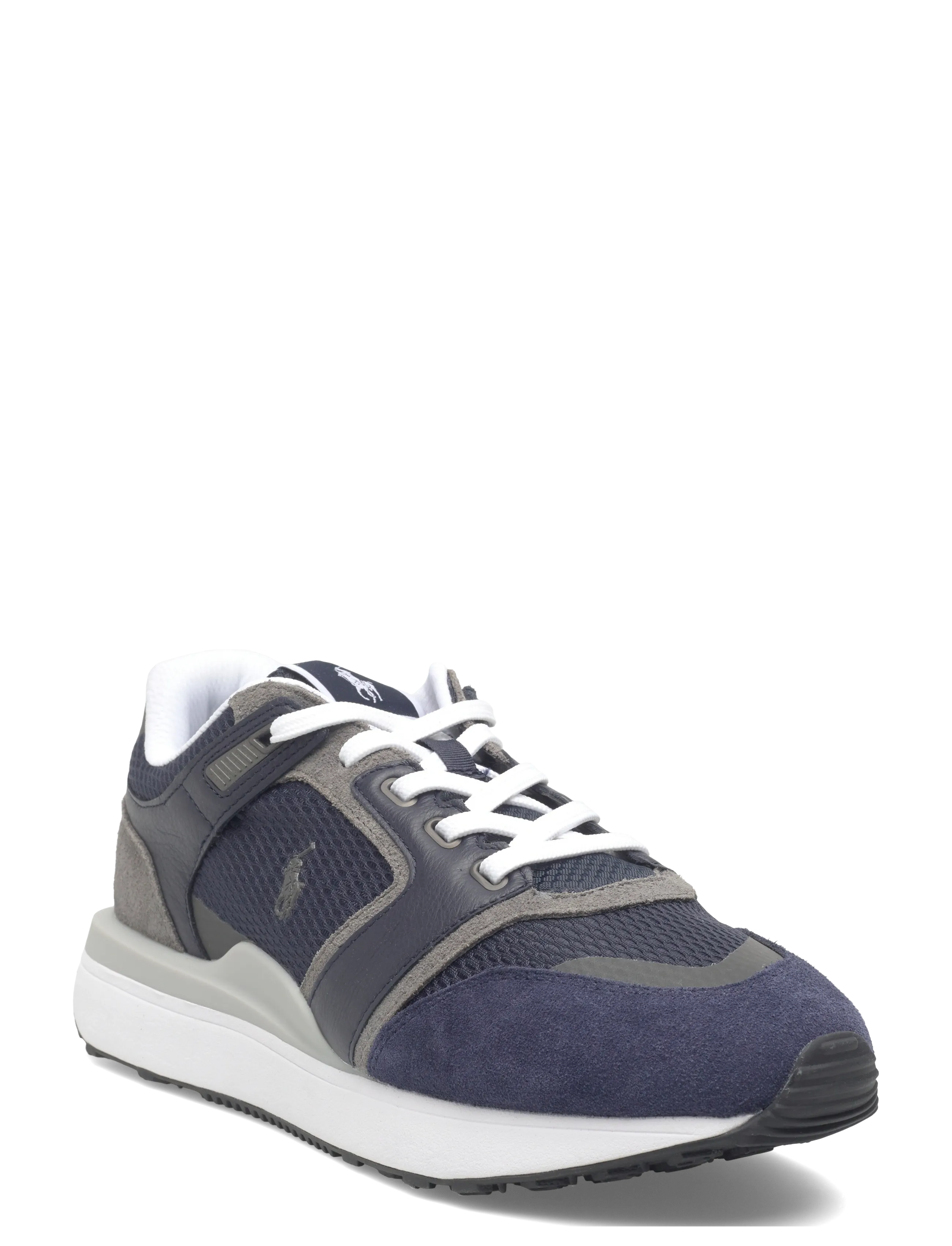 Polo Ralph Lauren Train 89 Suede & Mesh Sneaker - Schuhe - NAVY/GREY / navy