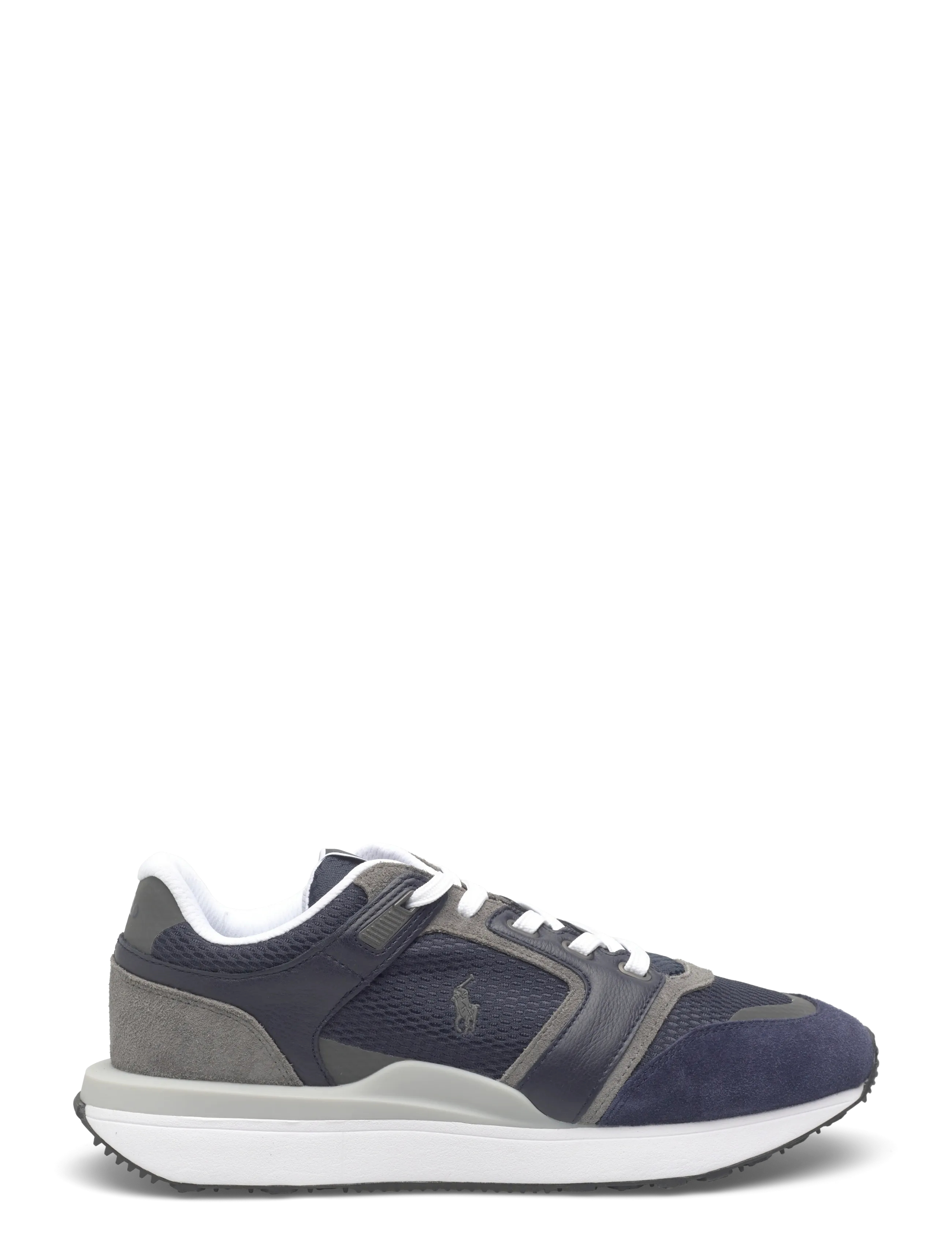 Polo Ralph Lauren - Train 89 Suede & Mesh Sneaker - lave sneakers - navy/grey - 1