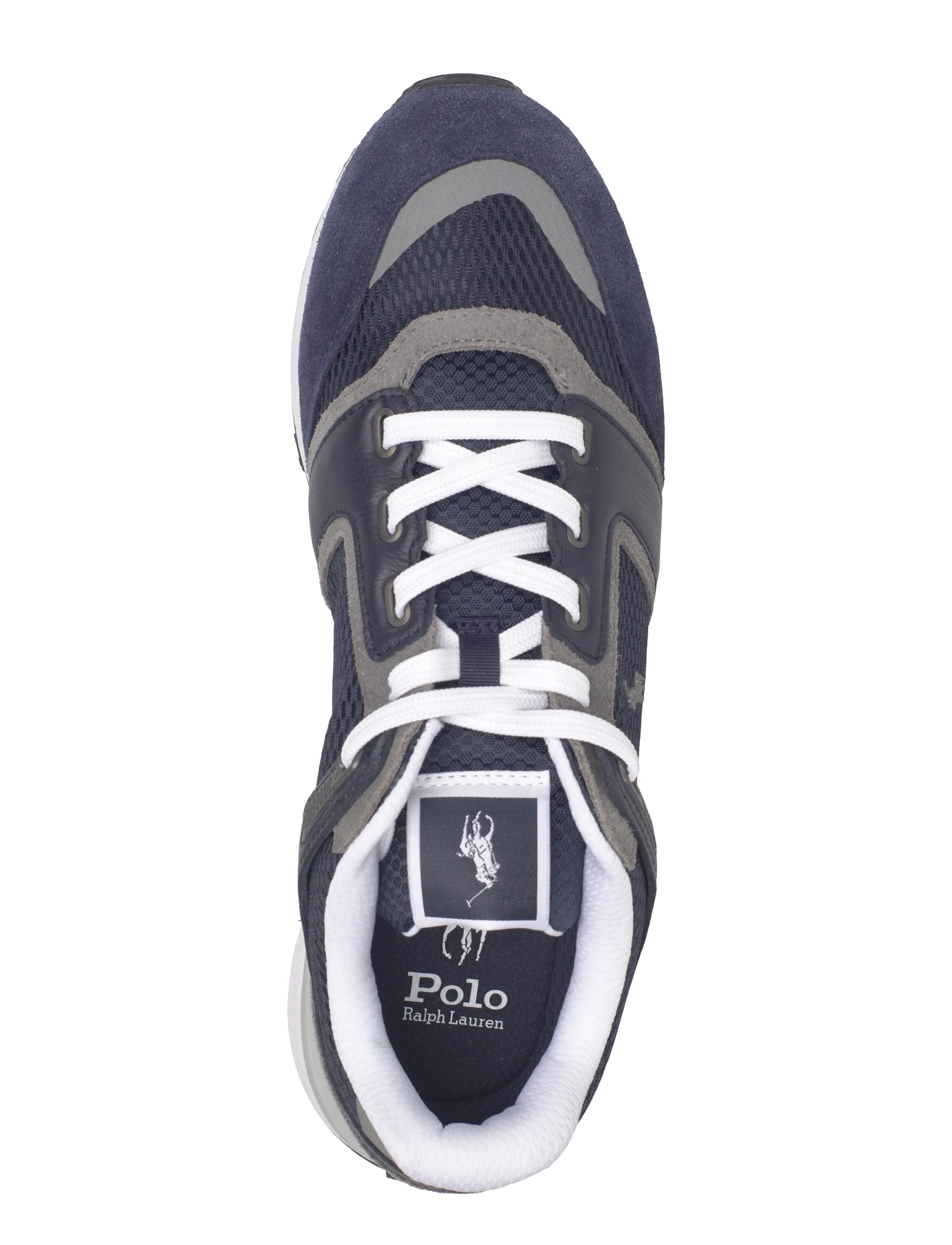 Polo Ralph Lauren - Train 89 Suede & Mesh Sneaker - lave sneakers - navy/grey - 3