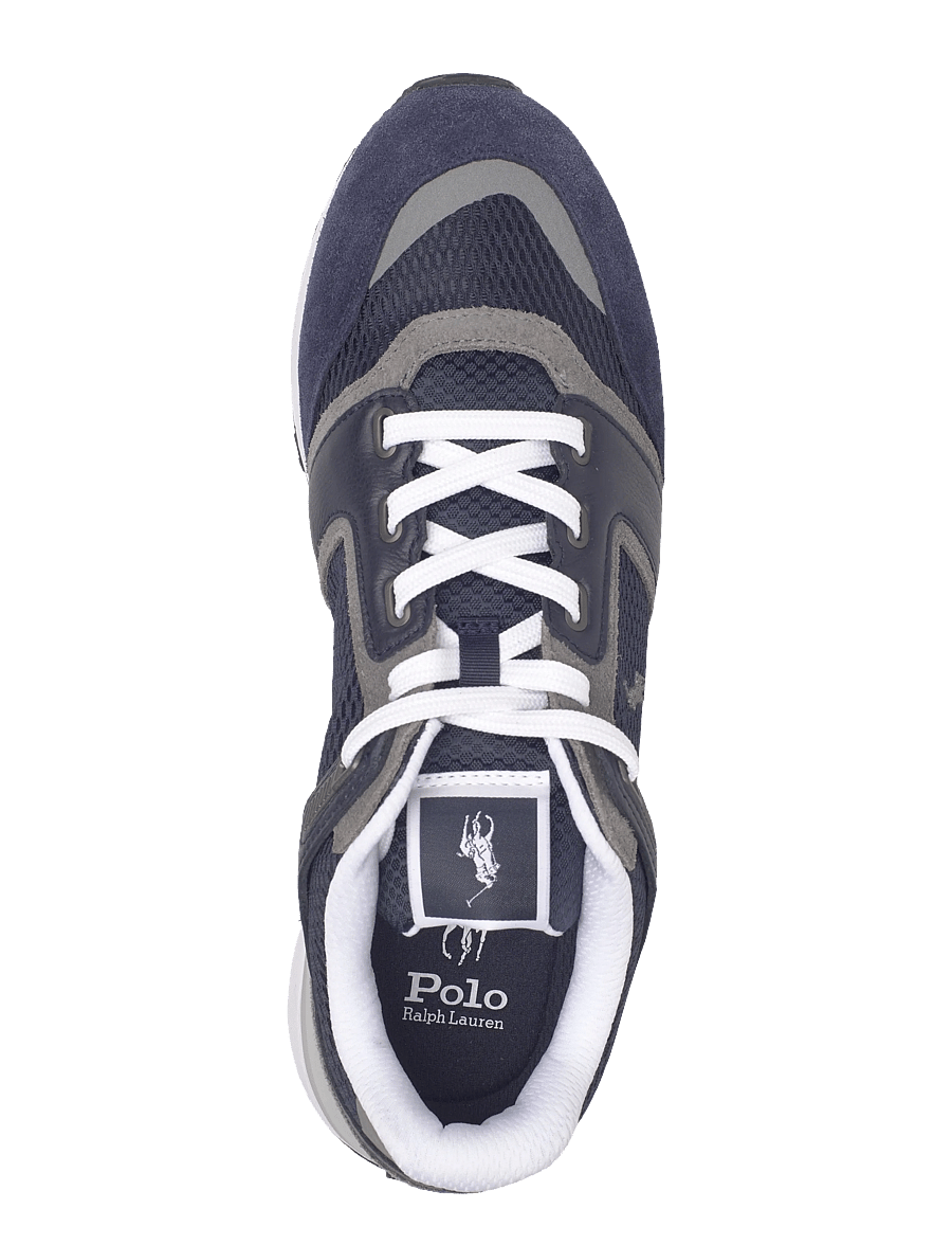Polo Ralph Lauren - Train 89 Suede & Mesh Sneaker - low-top sneaker - navy/grey - 3