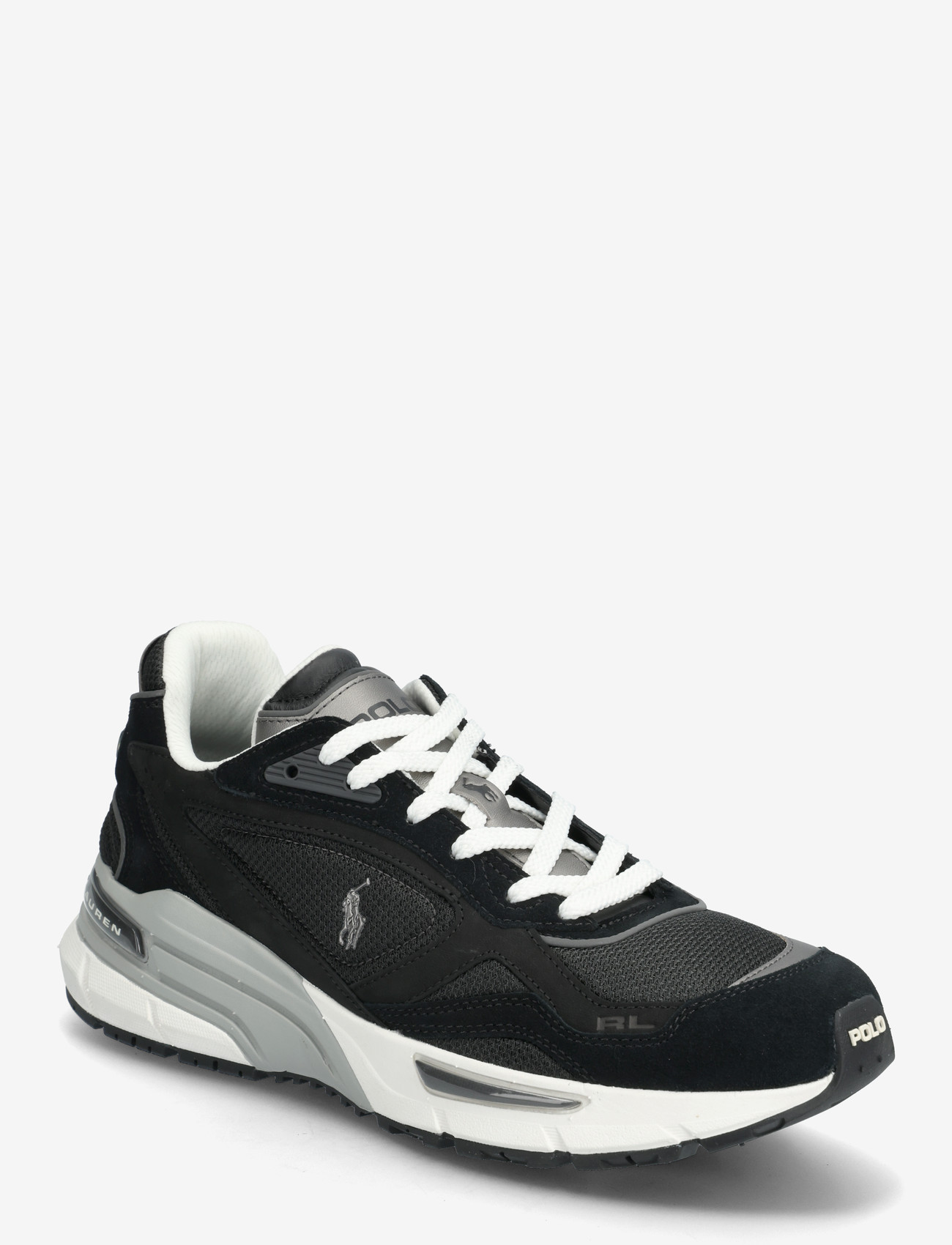 Polo Ralph Lauren - SUEDE/LEATHER/MESH-TRACKSTR 275-SK- - låga sneakers - black/dark grey - 0