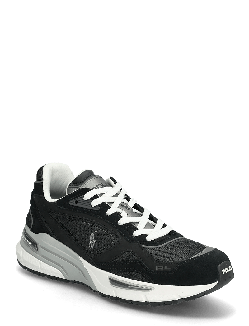 Polo Ralph Lauren - SUEDE/LEATHER/MESH-TRACKSTR 275-SK- - niedriger schnitt - black/dark grey - 0